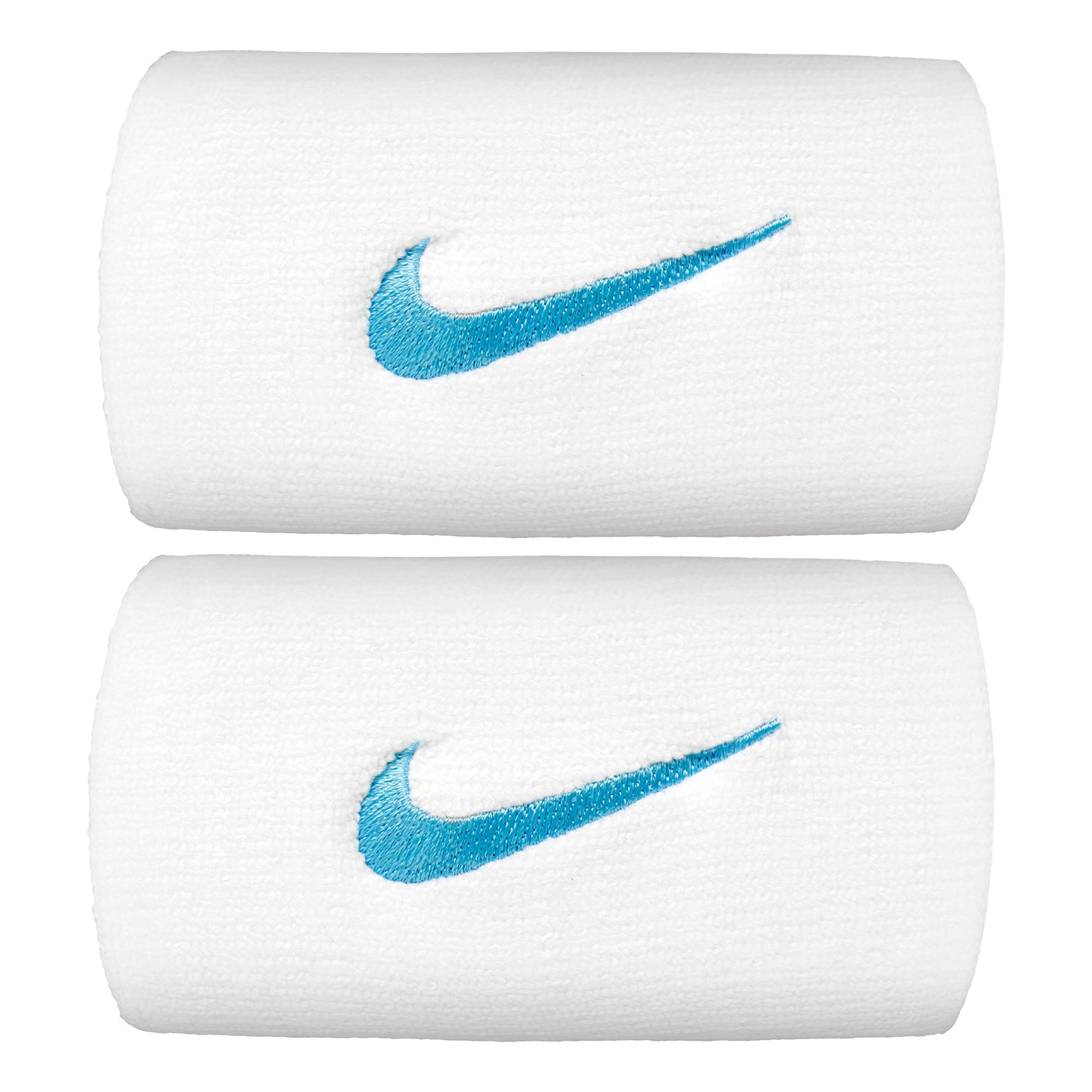 Nike Premier DW Schweißband 2er Pack lang - weiß, hellblau Nike Premier DW Schweißband 2er Pack lang - weiß, hellblau