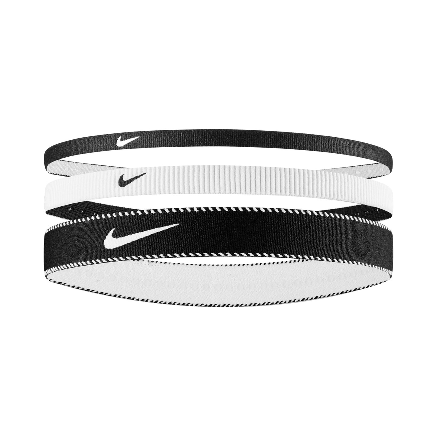 Nike Nike Flex Classic Mixed Haarband 3er Pack-Schwarz,Weiß Nike Nike Flex Classic Mixed Haarband 3er Pack-Schwarz,Weiß