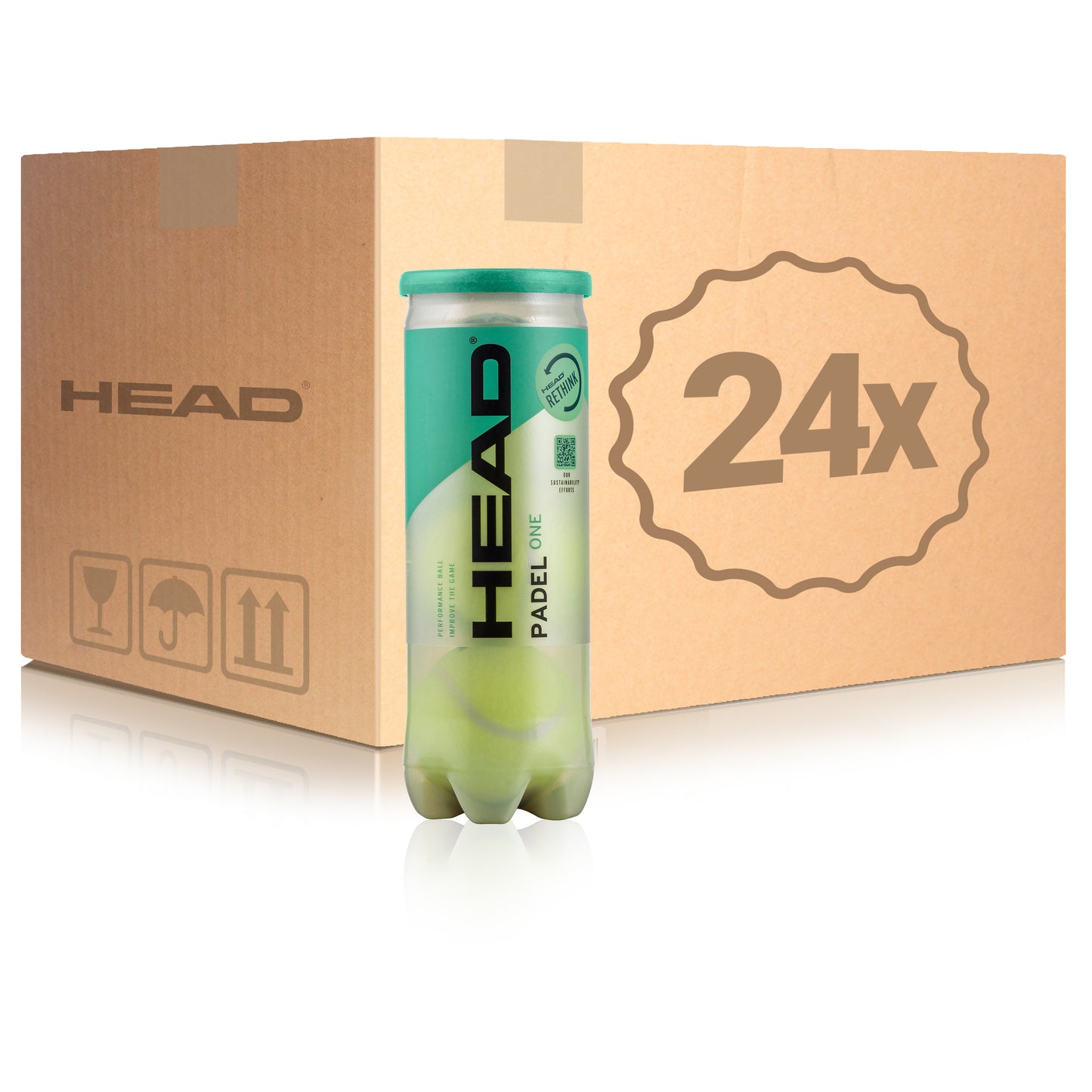 HEAD 24x 3er Dose Padel One HEAD 24x 3er Dose Padel One