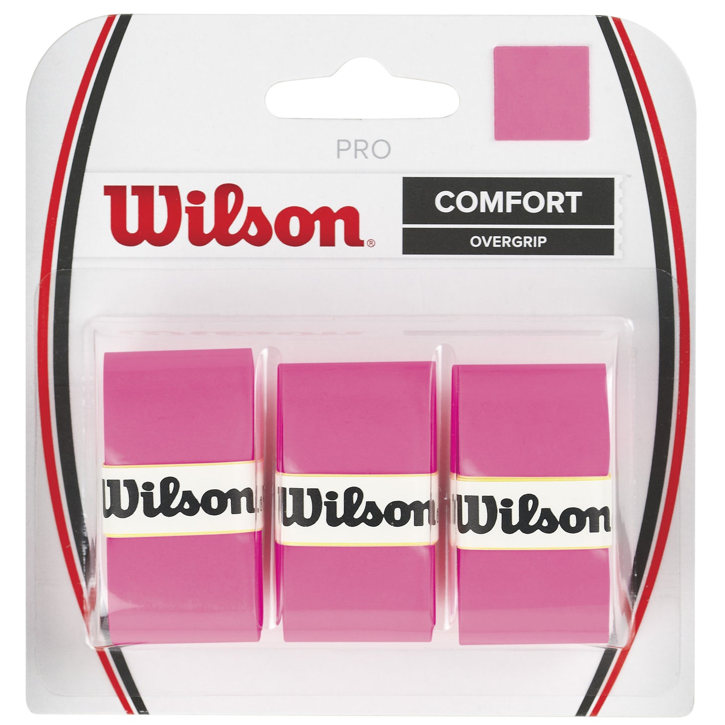 Wilson Pro Overgrip 3er Pack-Pink Wilson Pro Overgrip 3er Pack-Pink