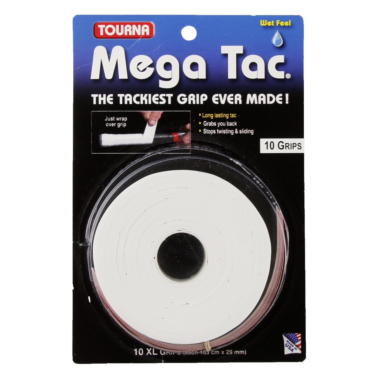Tourna Mega Tac 10er Pack-Weiß Tourna Mega Tac 10er Pack-Weiß
