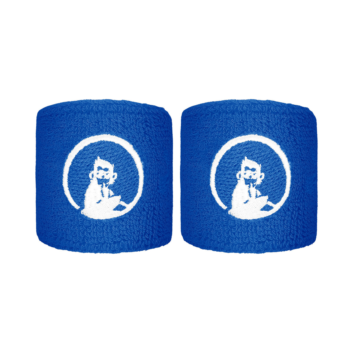 Quiet Please Schweißband 2er Pack kurz - blau, weiß Quiet Please Schweißband 2er Pack kurz - blau, weiß