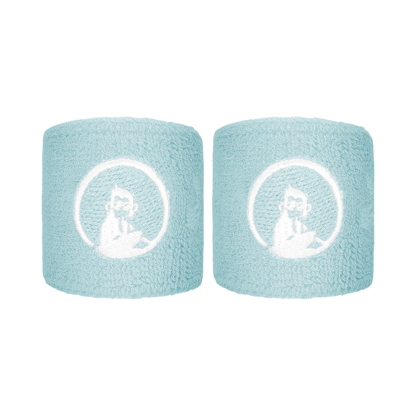 Quiet Please Memories Faded Memories Schweißband 2er Pack Unisex - hellblau Quiet Please Memories Faded Memories Schweißband 2er Pack Unisex - hellblau