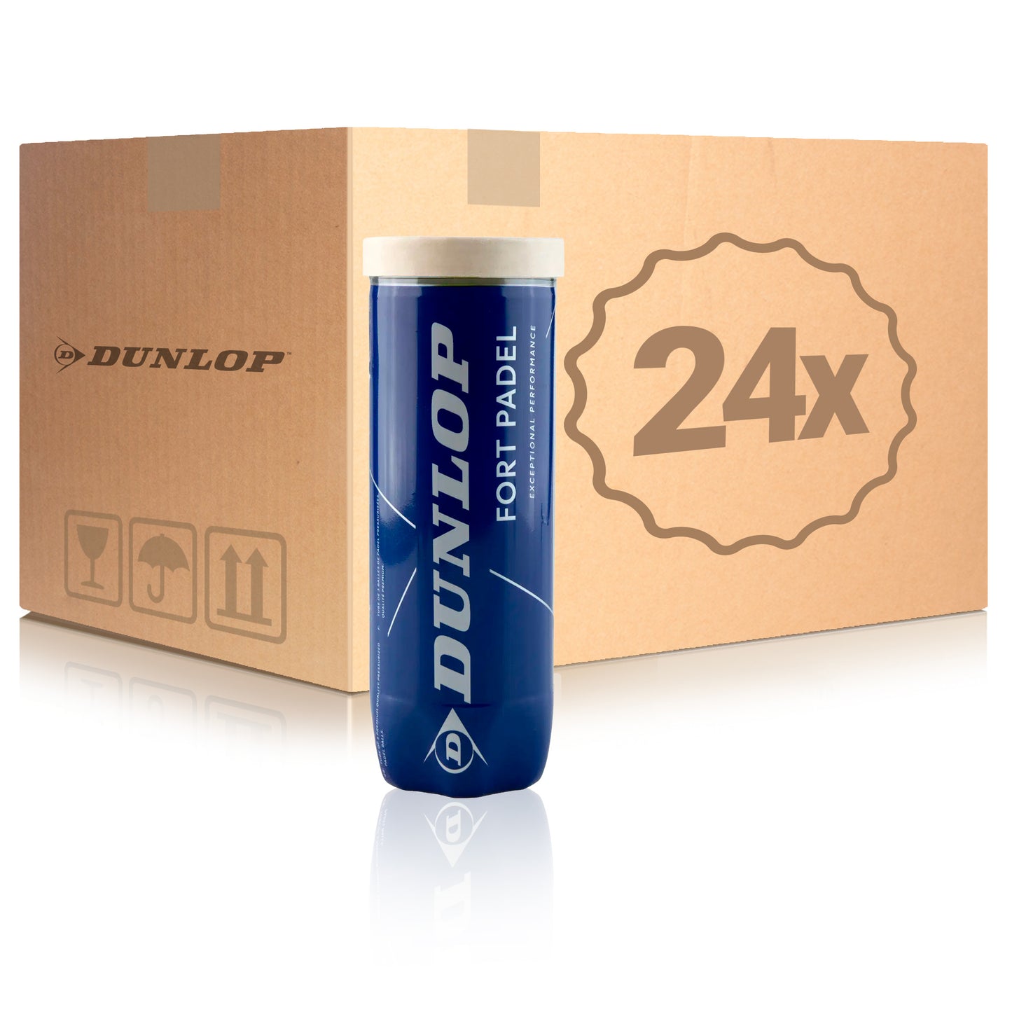 Dunlop 24x 3er Dose Fort Padel Dunlop 24x 3er Dose Fort Padel