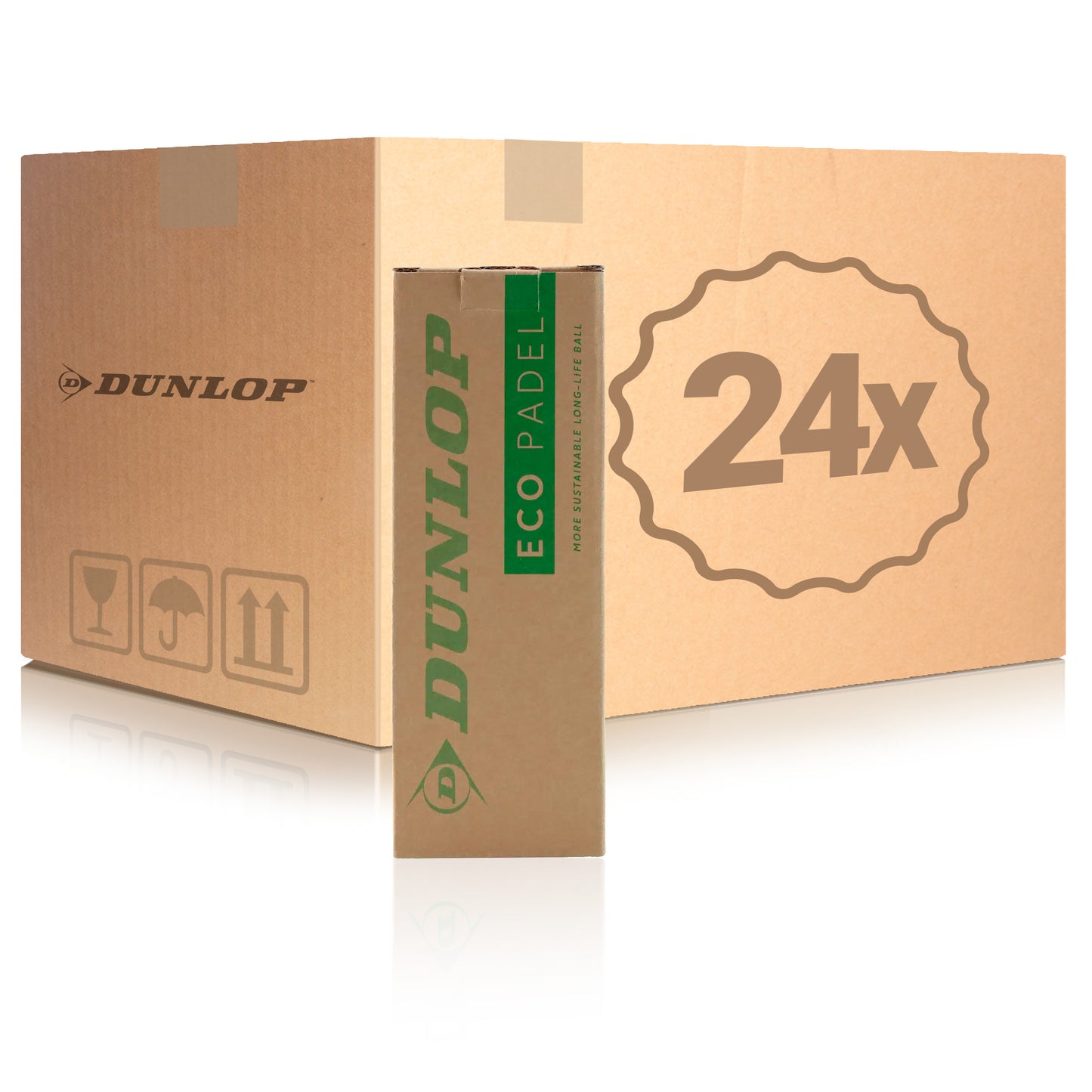 Dunlop 24x 3er Dose Eco Padel Dunlop 24x 3er Dose Eco Padel