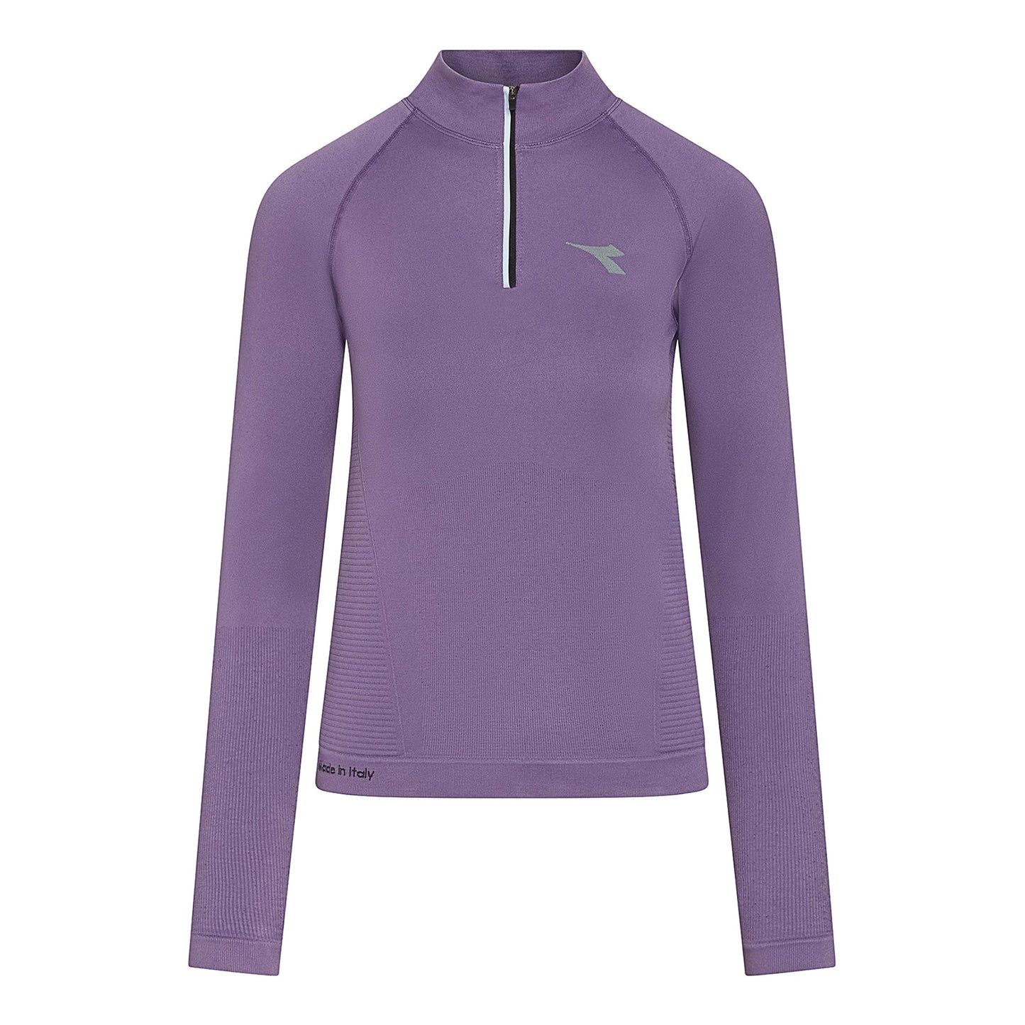 Diadora 1/2 Zip Stratouno Longsleeve Damen - violett Diadora 1/2 Zip Stratouno Longsleeve Damen - violett