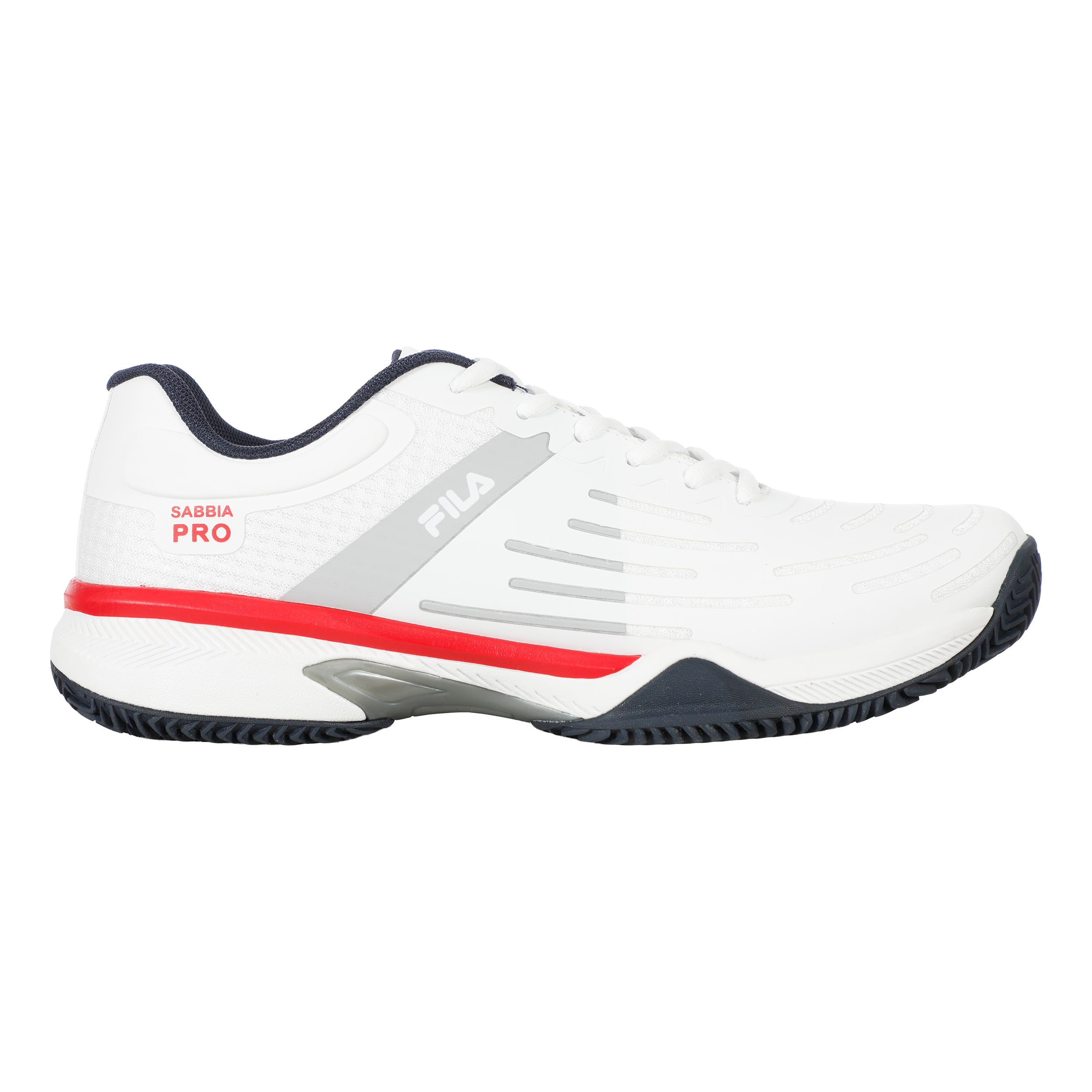 Fila Sabbia Pro Sandplatzschuh Herren-Weiß,Rot