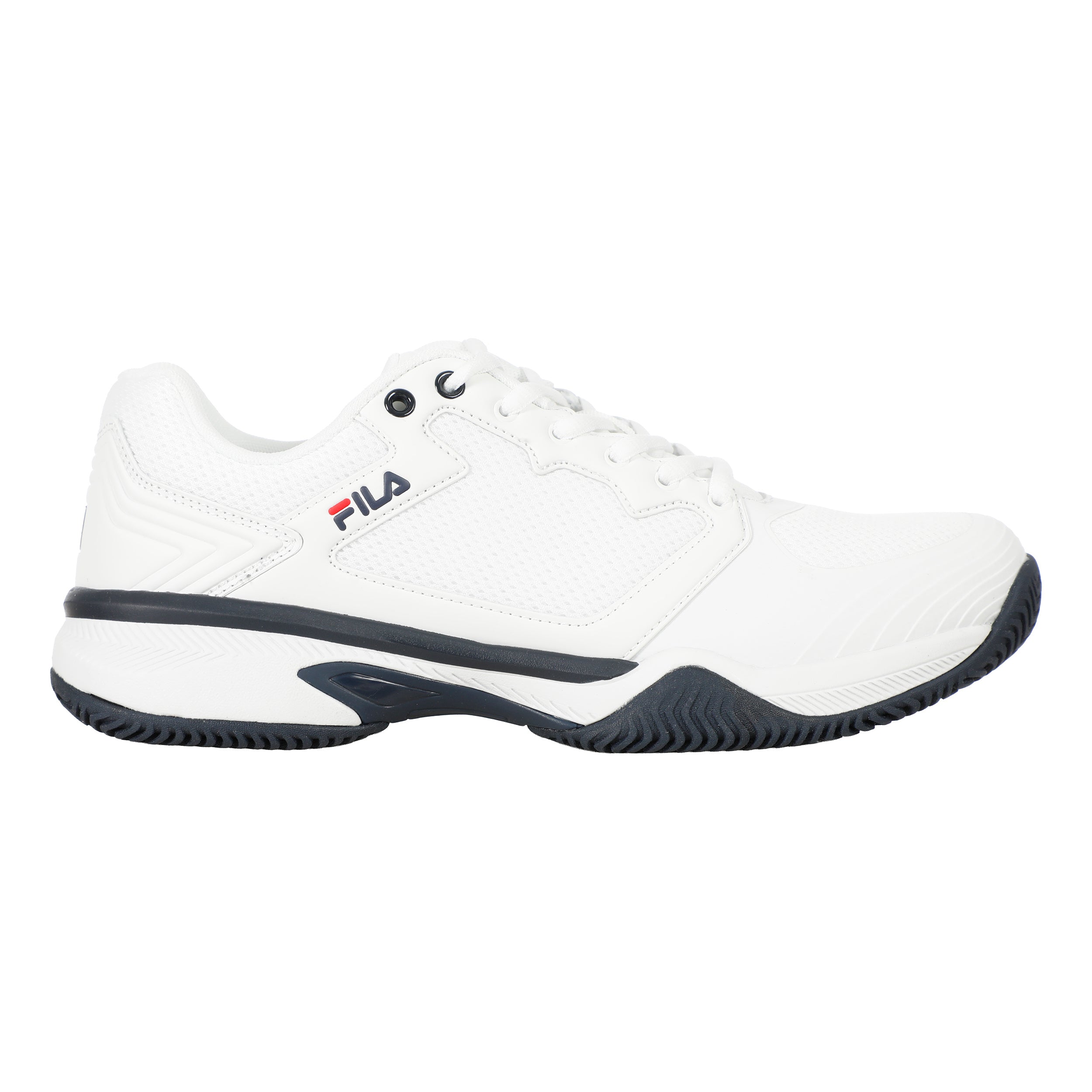 Fila Campo Allcourtschuh Damen-Weiß,Dunkelblau
