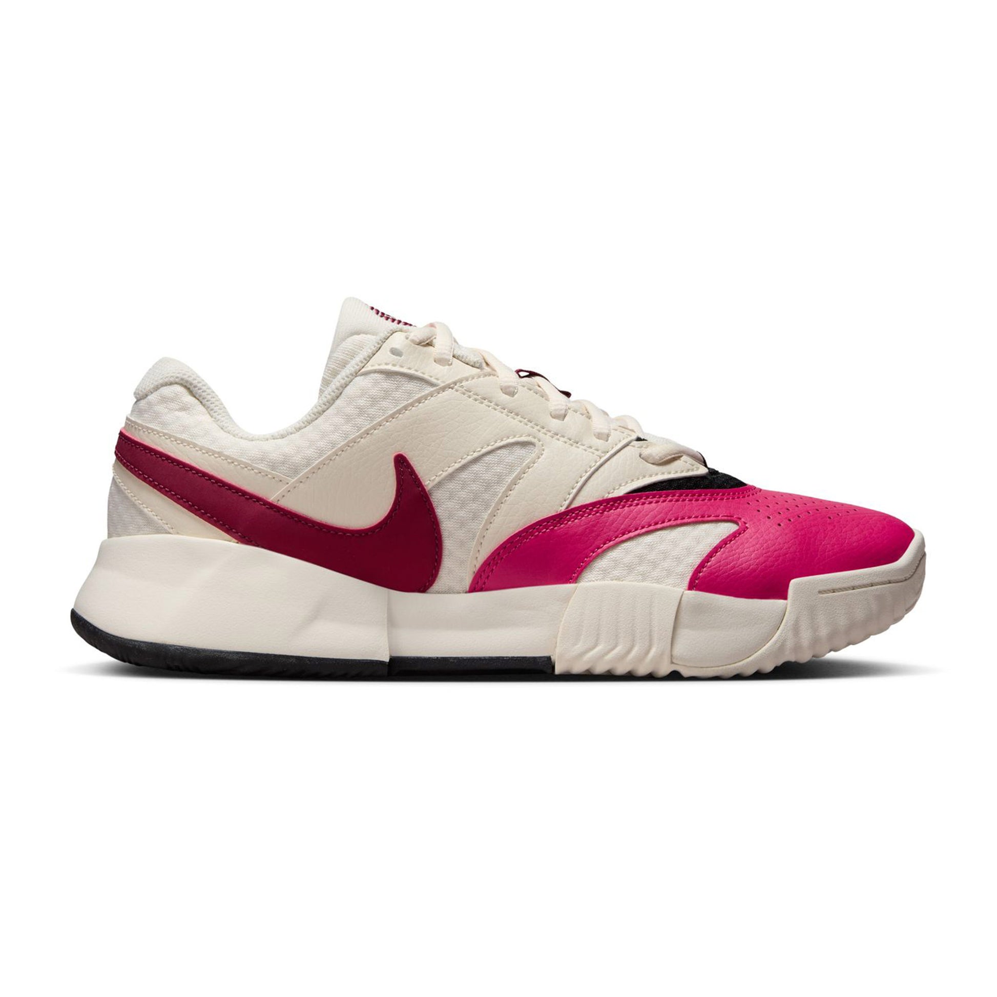 Nike Court Lite 4 Sandplatzschuh Damen-Creme,Rot