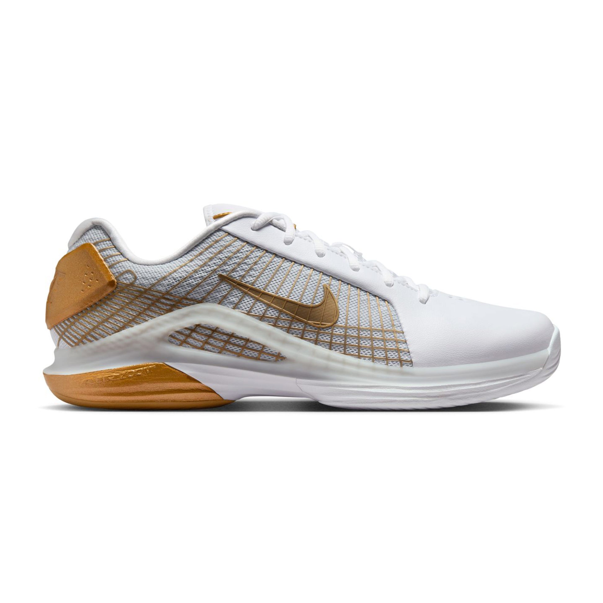 Nike Vapor 12 Hypersmash Allcourtschuh Herren - weiß, gold