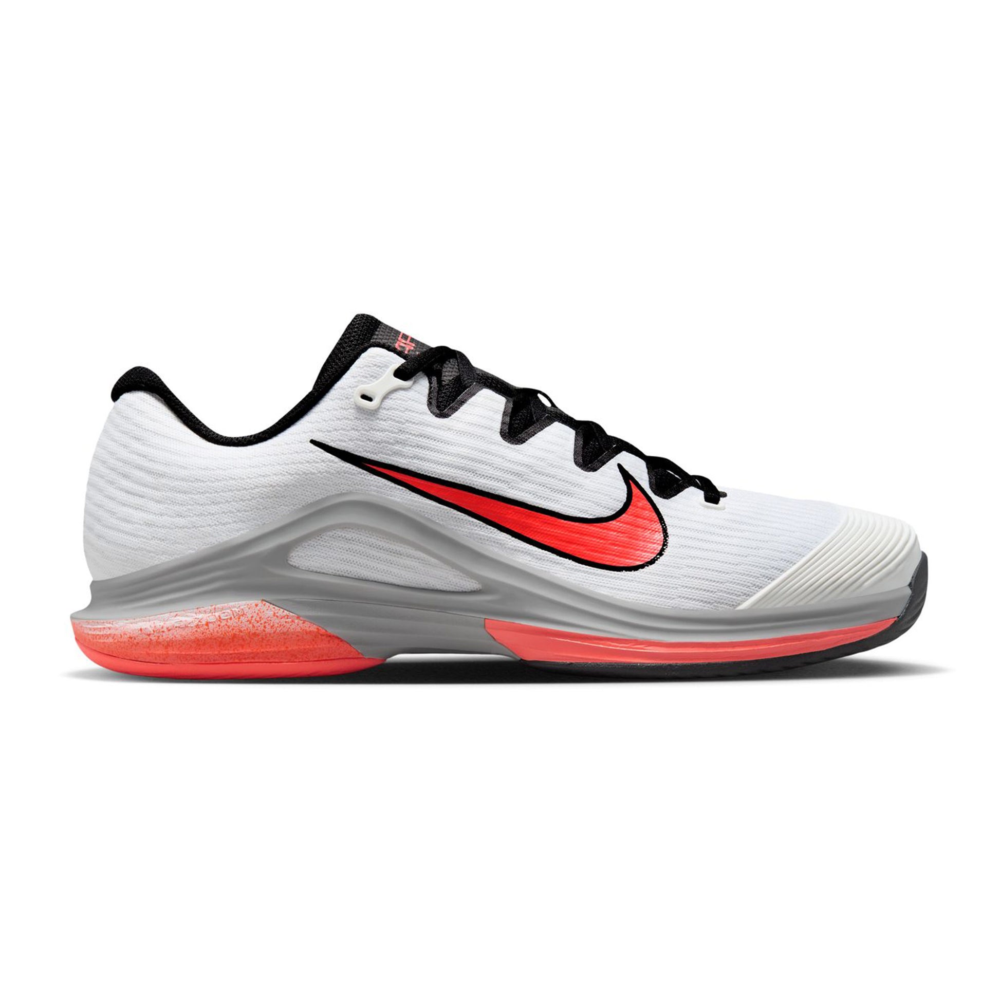 Nike Vapor 12 PRM FO Allcourtschuh Herren - weiß, koralle