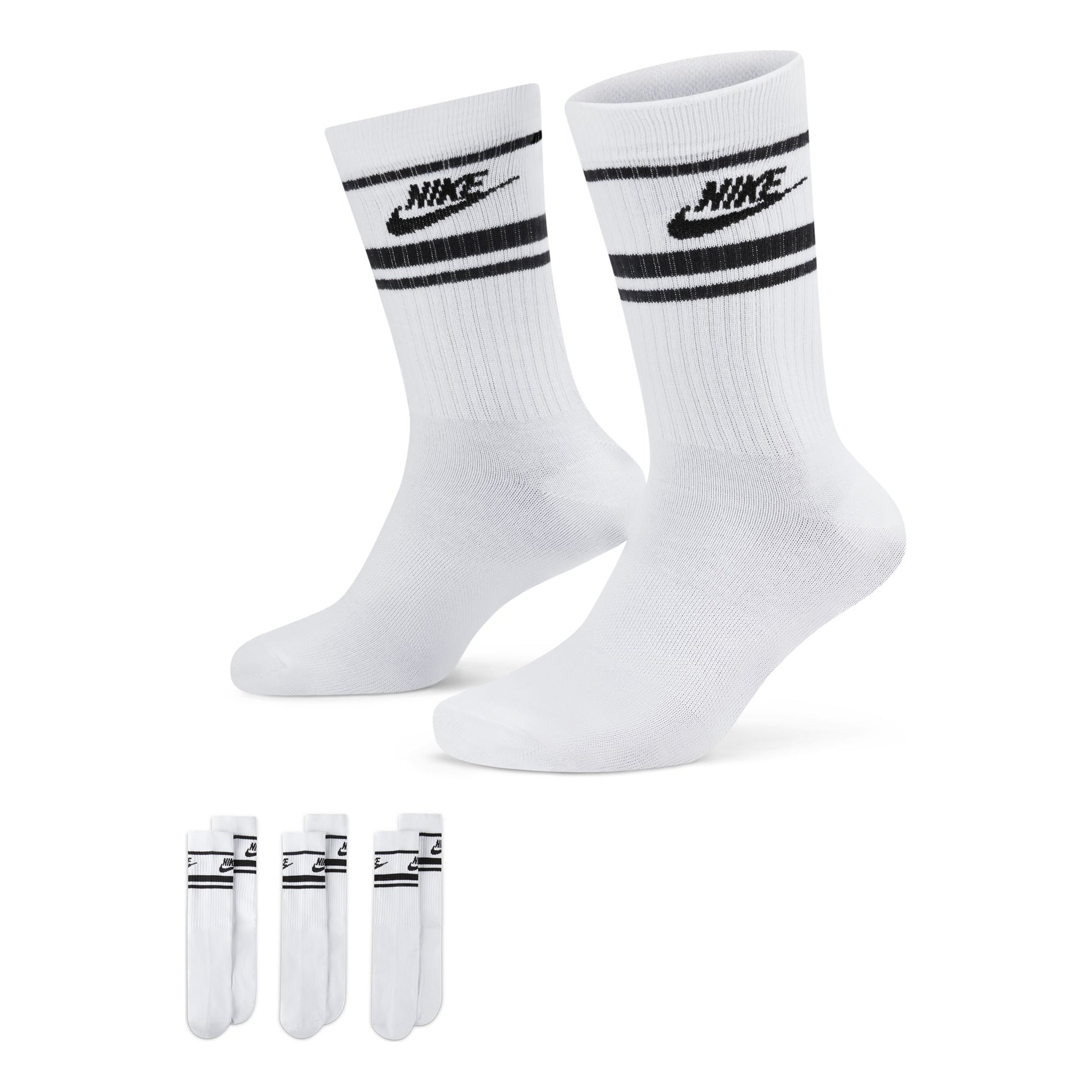 Nike Sportswear Everyday Essential Tennissocken 3er Pack-Weiß,Schwarz