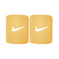 Tennis Premier Schweißband 2er Pack Unisex - apricot, weiß