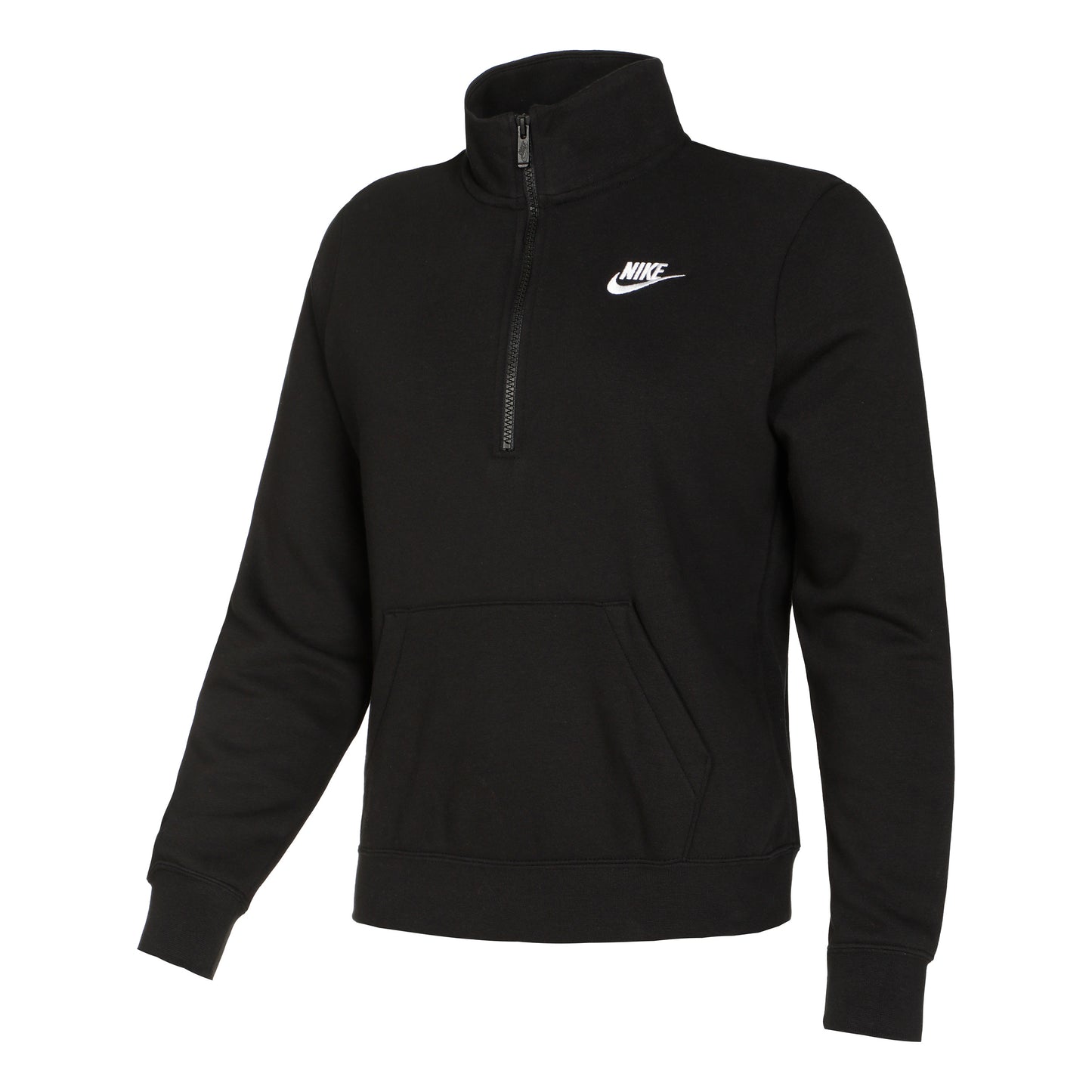 Nike New Sportswear Club Half-Zip Sweatshirt Damen - schwarz,