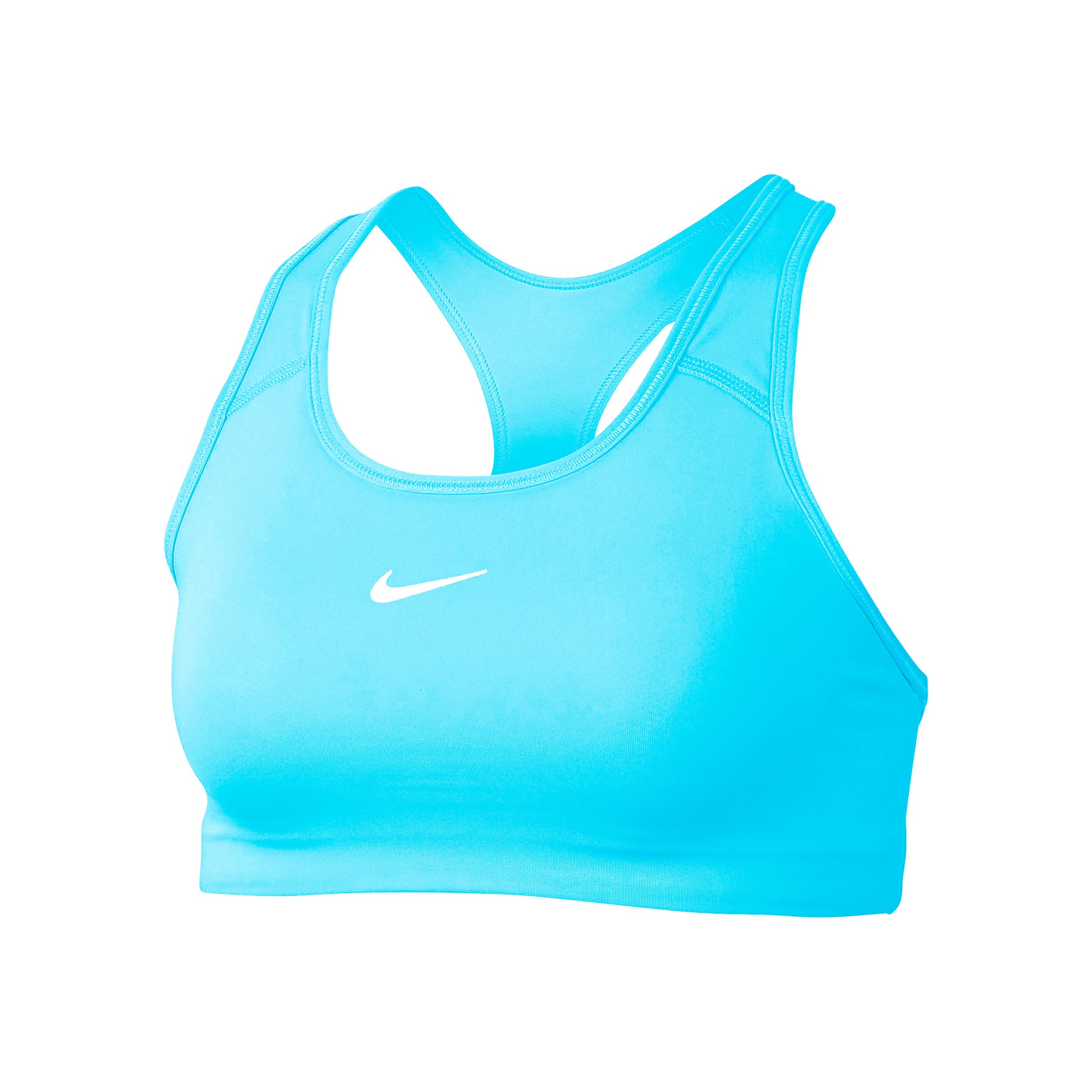 Nike Dri-Fit Swoosh Sport-BH Damen - türkis,