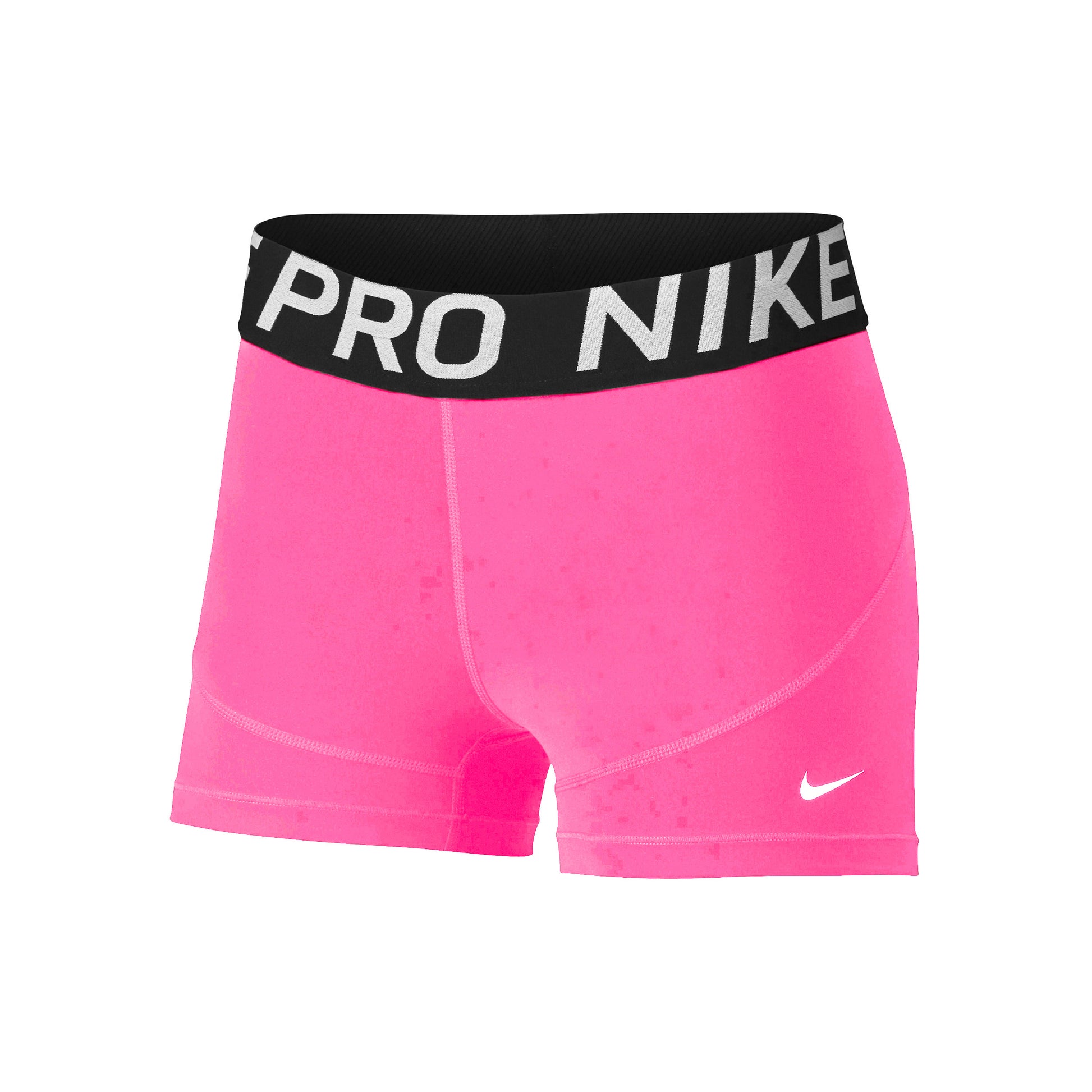 Nike Dri-Fit Big Kids 3in Shorts Mädchen-pink,schwarz