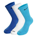 Everyday Plus Cushioned Sportsocken 3er Pack Unisex - blau, weiß