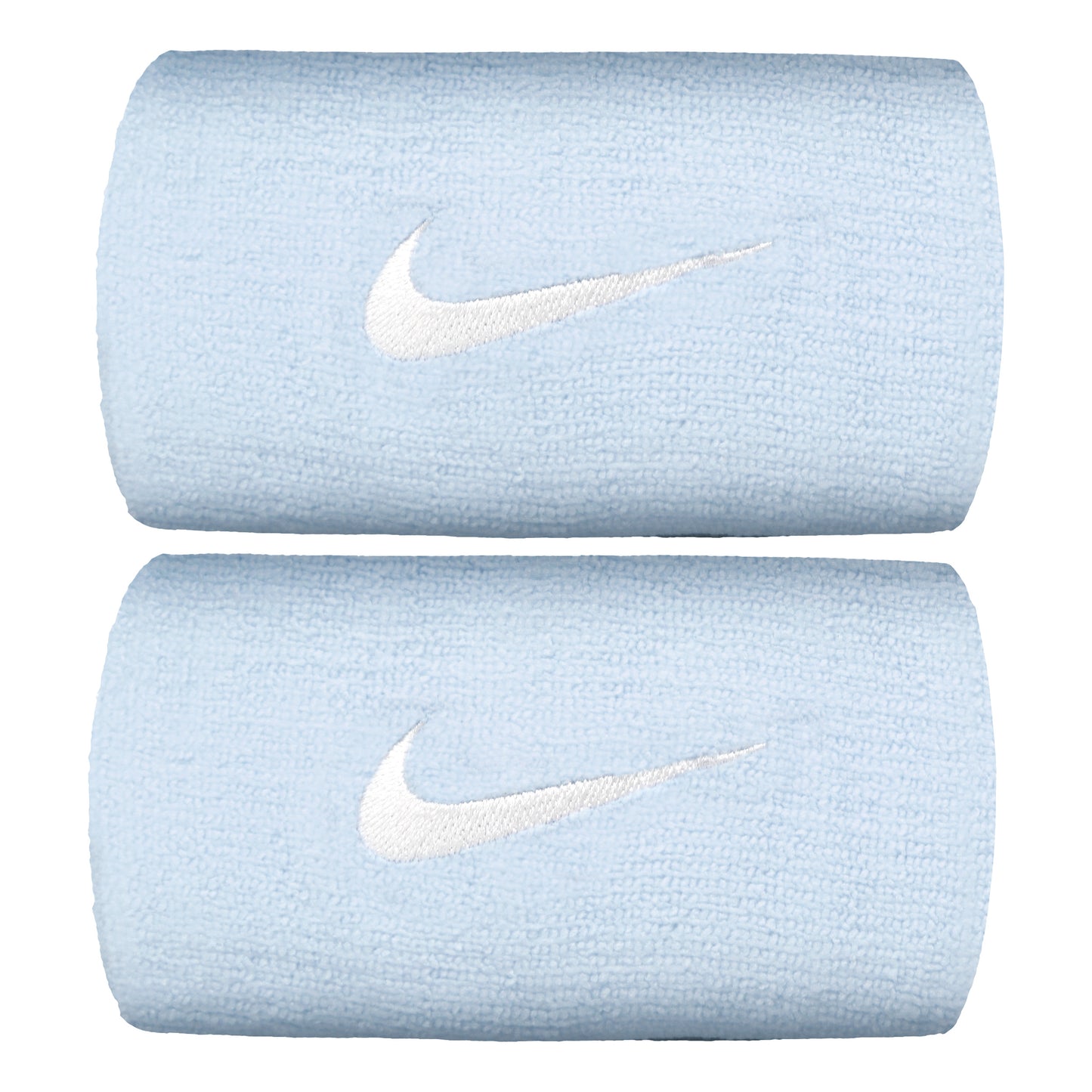 Nike Premier DW Schweißband 2er Pack lang - hellblau, weiß