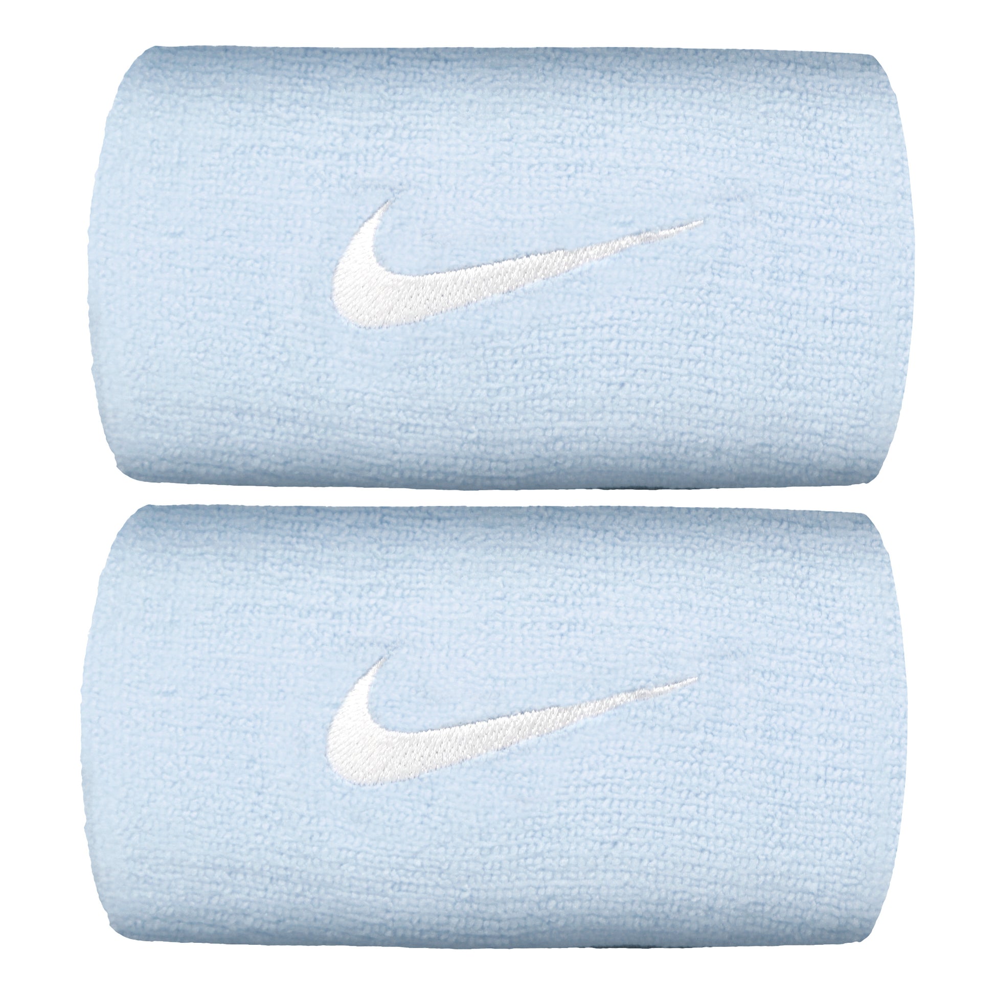 Nike Premier DW Schweißband 2er Pack lang - hellblau, weiß