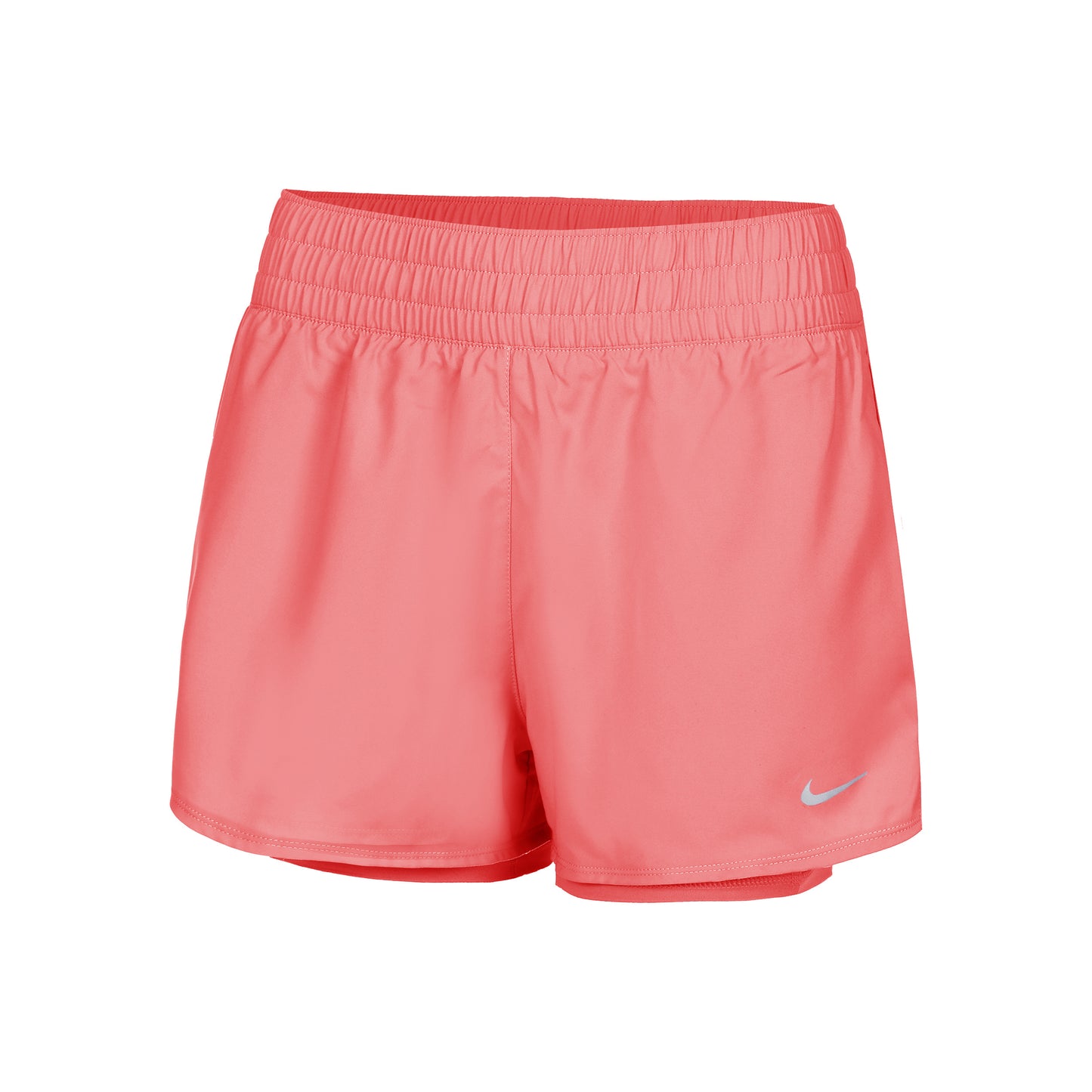 Nike Dri-Fit One Mid Rise 2in1 3in Shorts Damen - koralle,