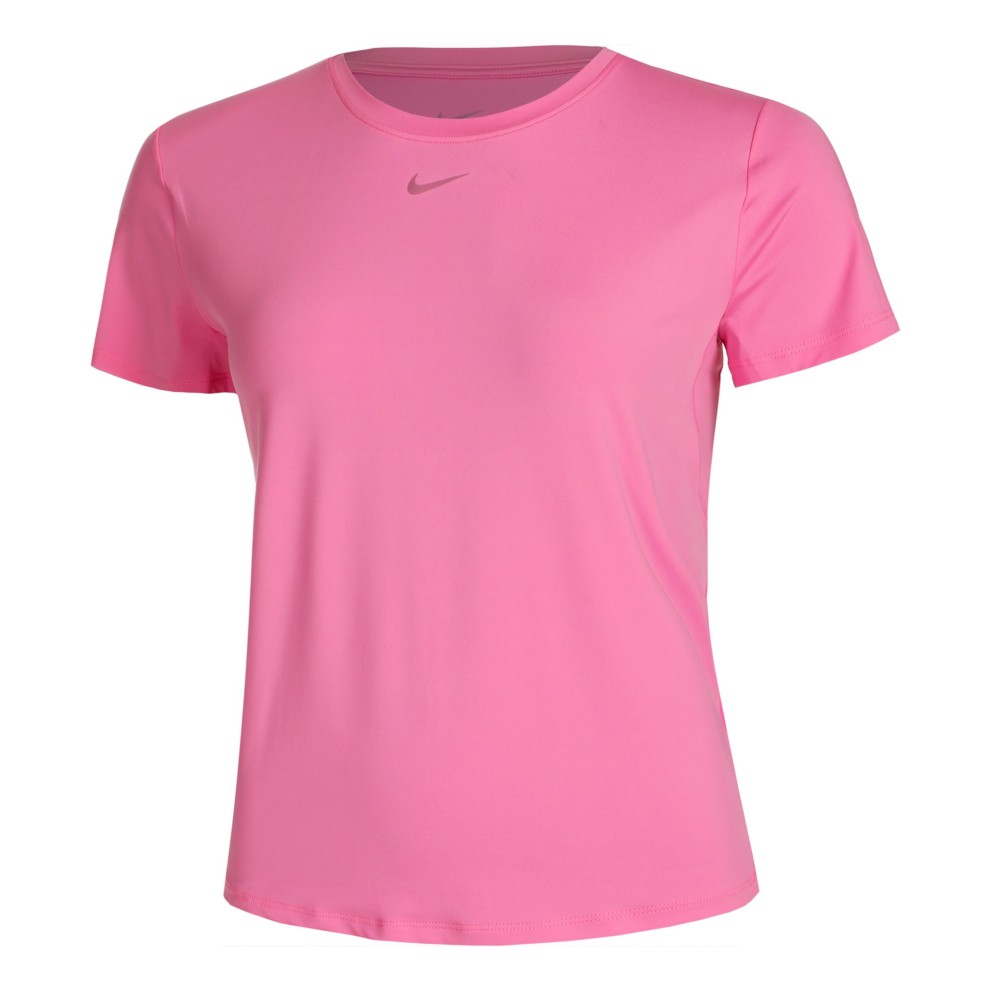 Nike One Dri-Fit T-Shirt Damen - pink, schwarz