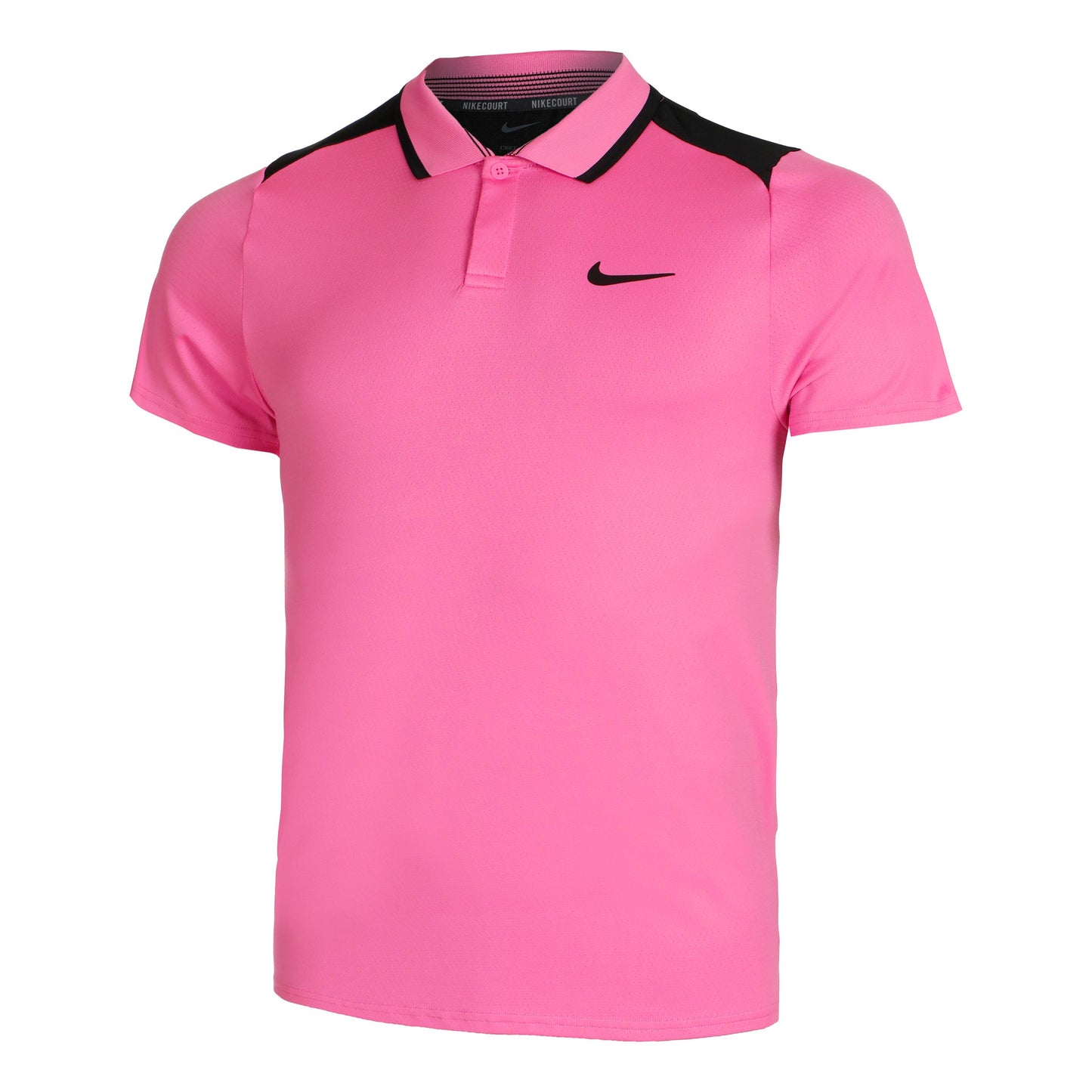 Nike Court Dri-Fit Advantage Polo Herren - pink, schwarz