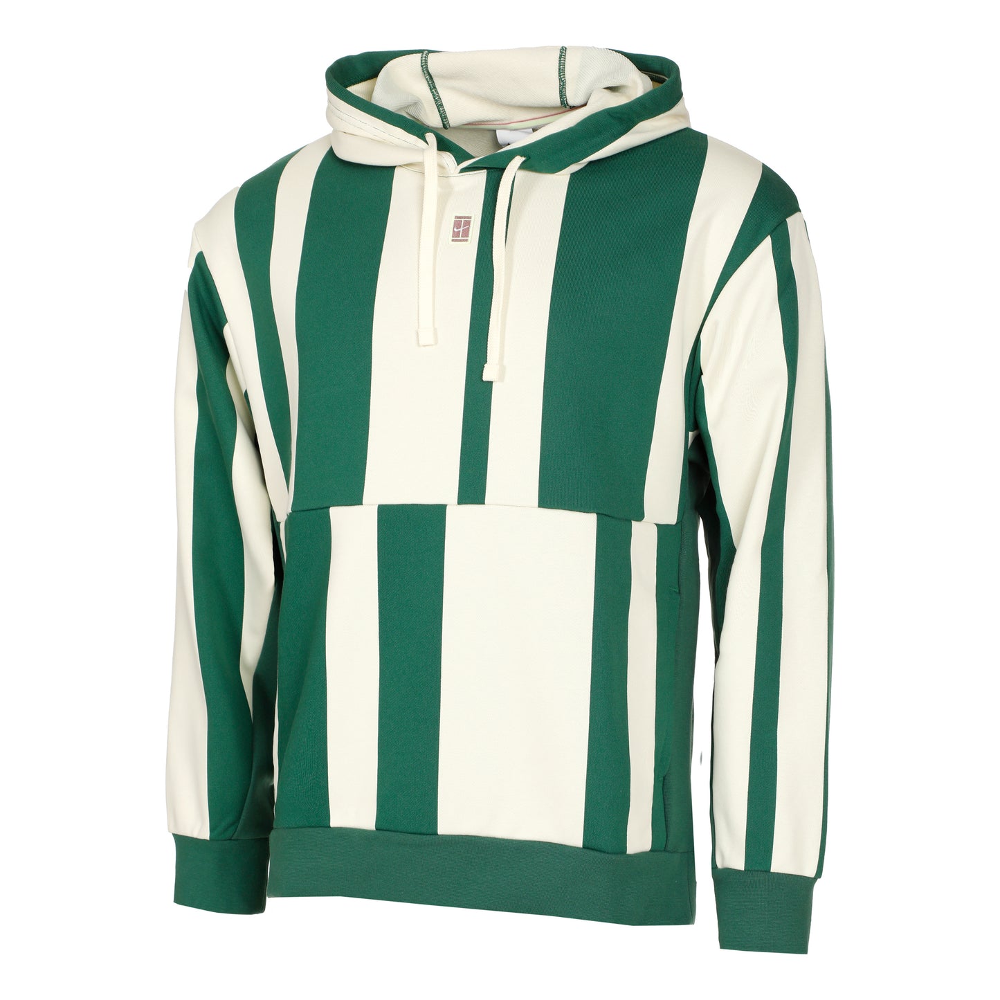 Nike Court Dri-Fit Heritage Fleece Hoody Herren - grün, creme