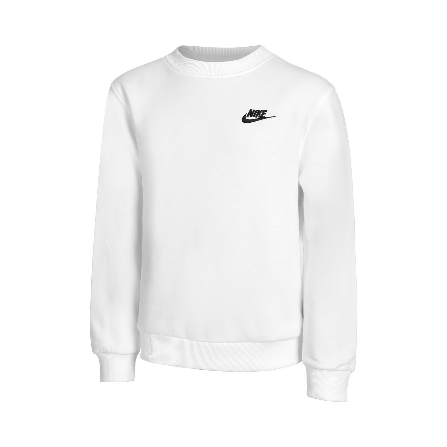 Nike Club Fleece Longsleeve Kinder - weiß,