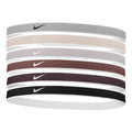 Swoosh Sport Tipped Haarband 6er Pack Unisex - creme, schwarz