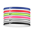 Swoosh Sport Tipped Haarband 6er Pack-Rot,Blau