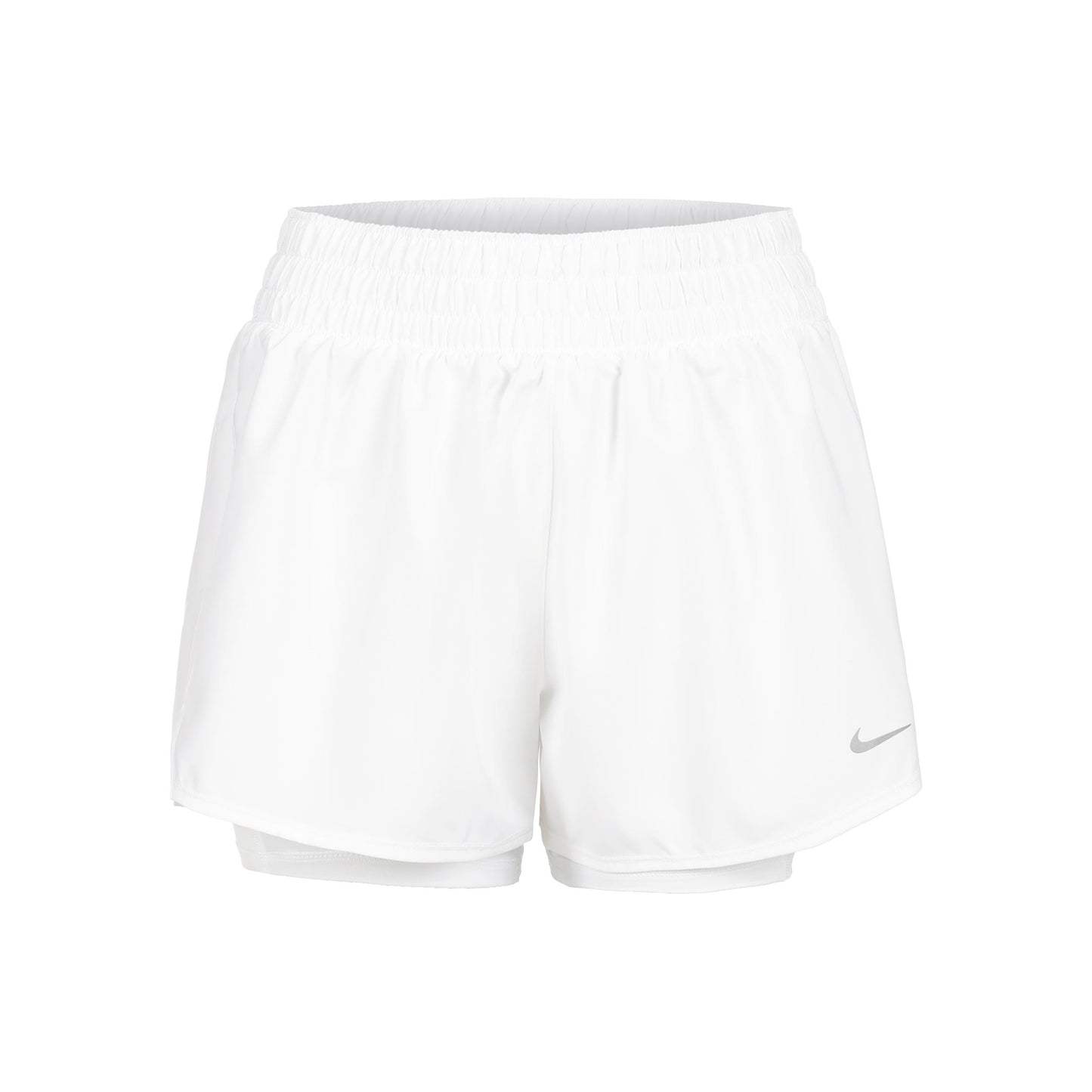 Nike Dri-Fit One Mid Rise 2in1 3in Shorts Damen - weiß,