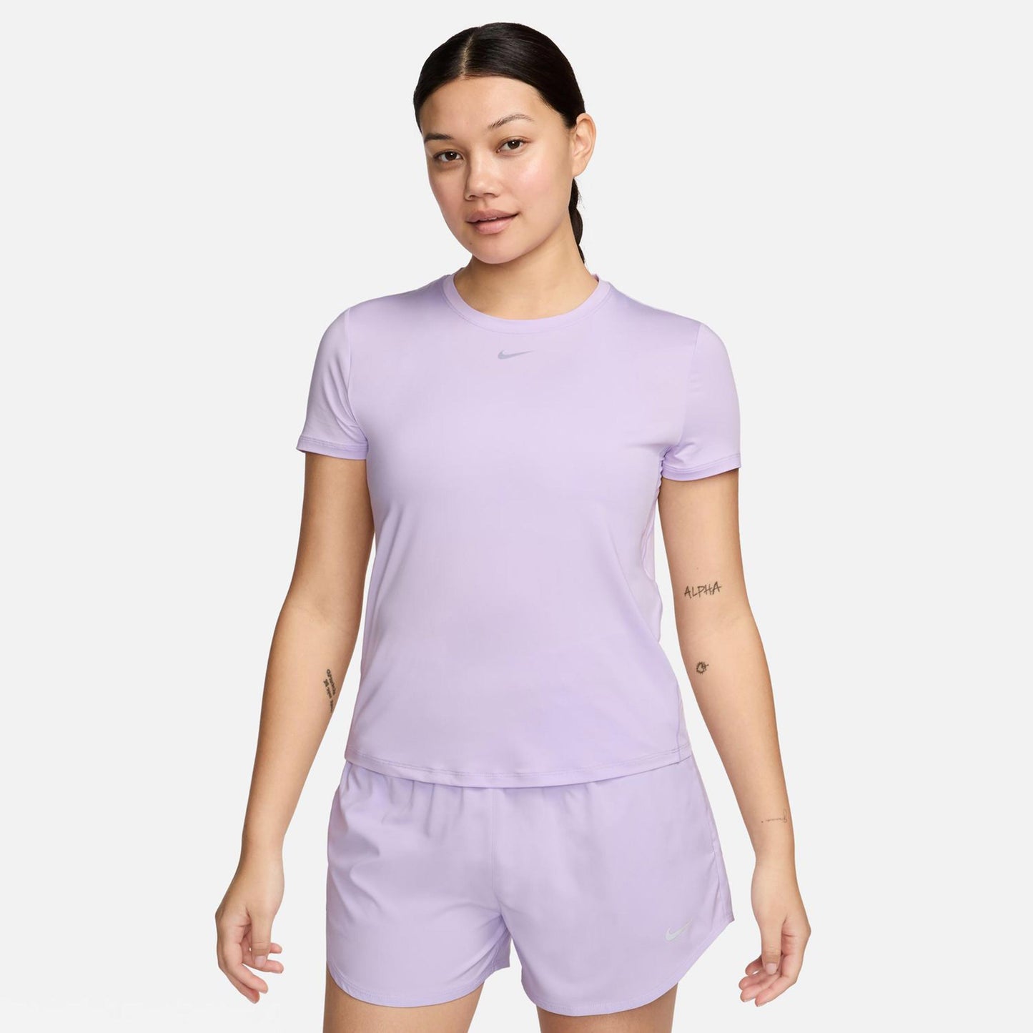 Nike One Dri-Fit T-Shirt Damen - flieder,