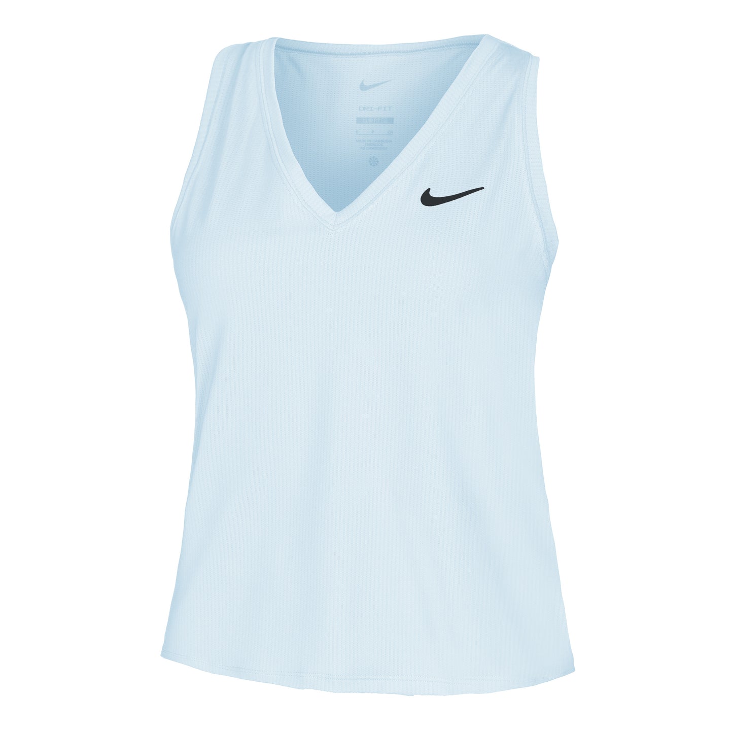 Nike Dri-Fit Victory Court Tank-Top Damen - hellblau, schwarz