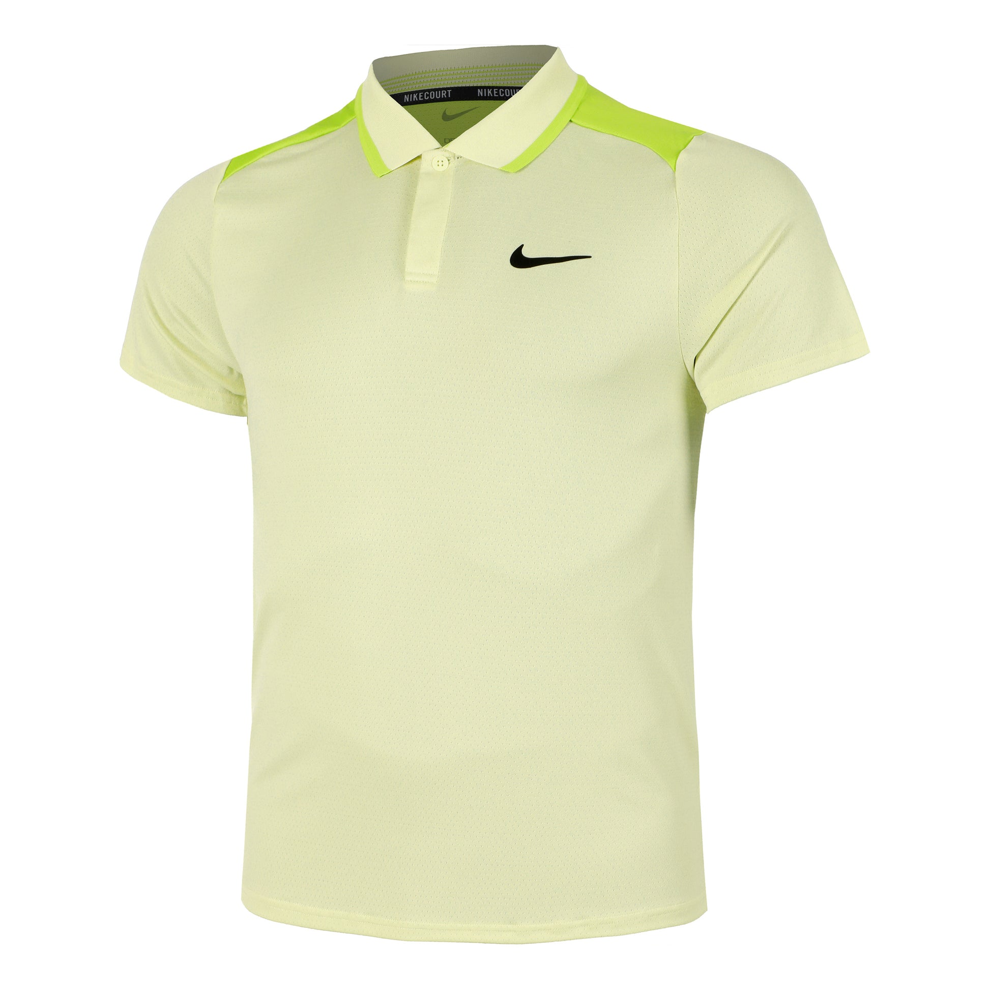Nike Court Dri-Fit Advantage Polo Herren - gelb,