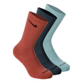Everyday Plus Cushioned Sportsocken 3er Pack Unisex - rot, petrol