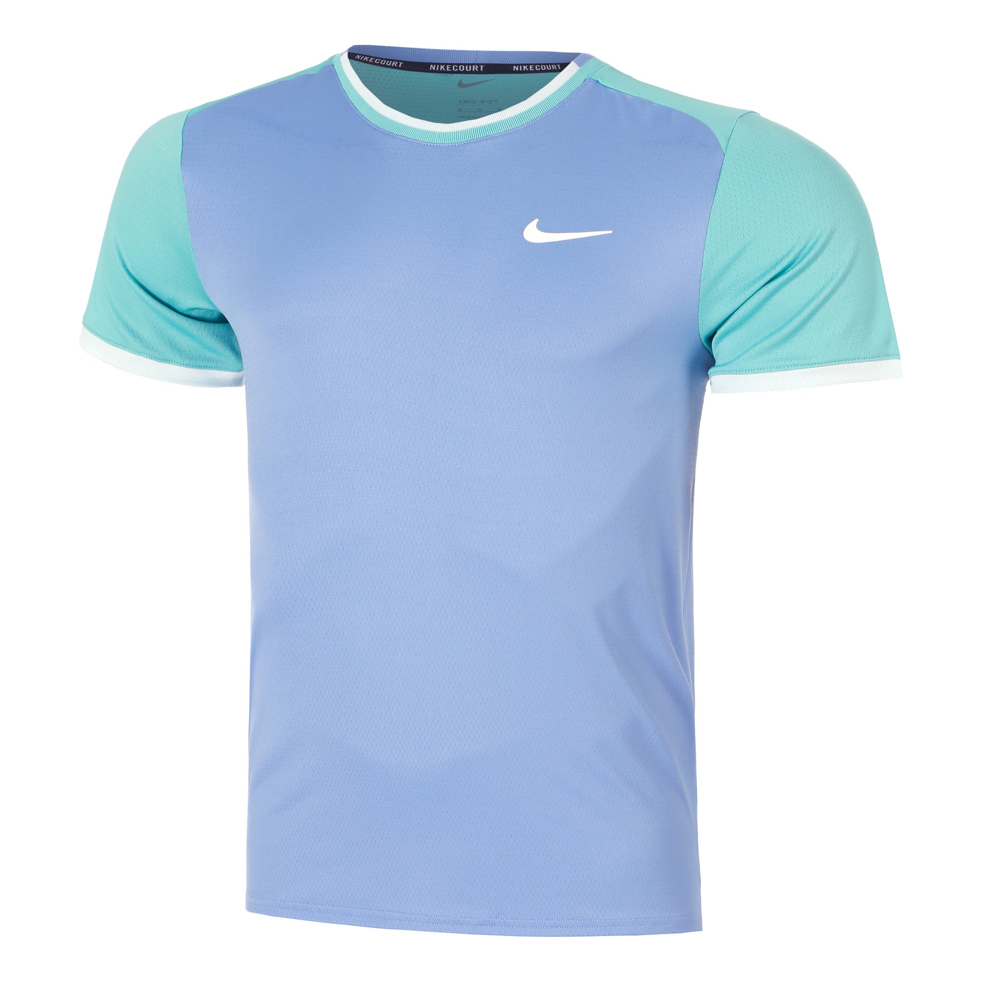 Nike Court Dri-Fit Advantage T-Shirt Herren - hellblau, mint