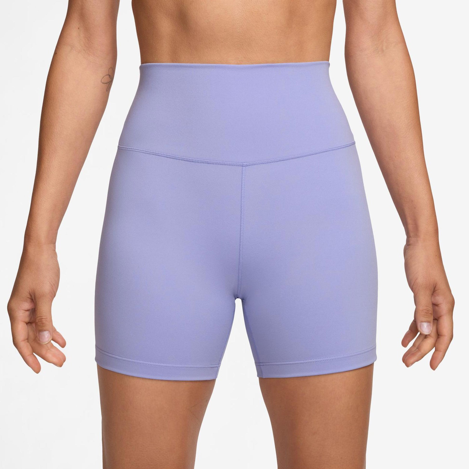 Nike Dri-Fit One High-Waisted 5in Biker Shorts - flieder, schwarz