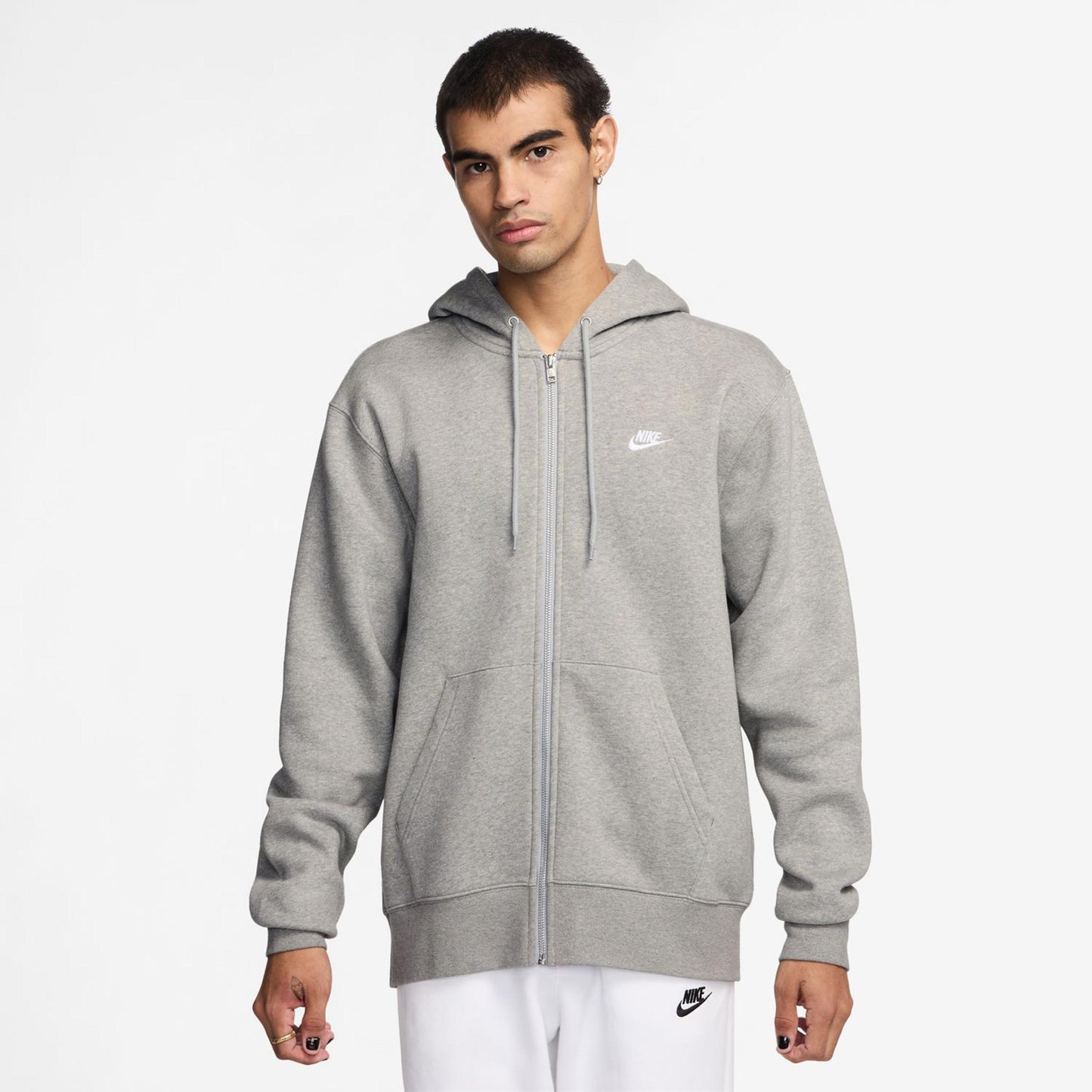 Nike Club Bb Full-Zip Sweatjacke Herren - grau