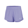 Dri-Fit One Mid Rise 2in1 3in Shorts Damen - lila,