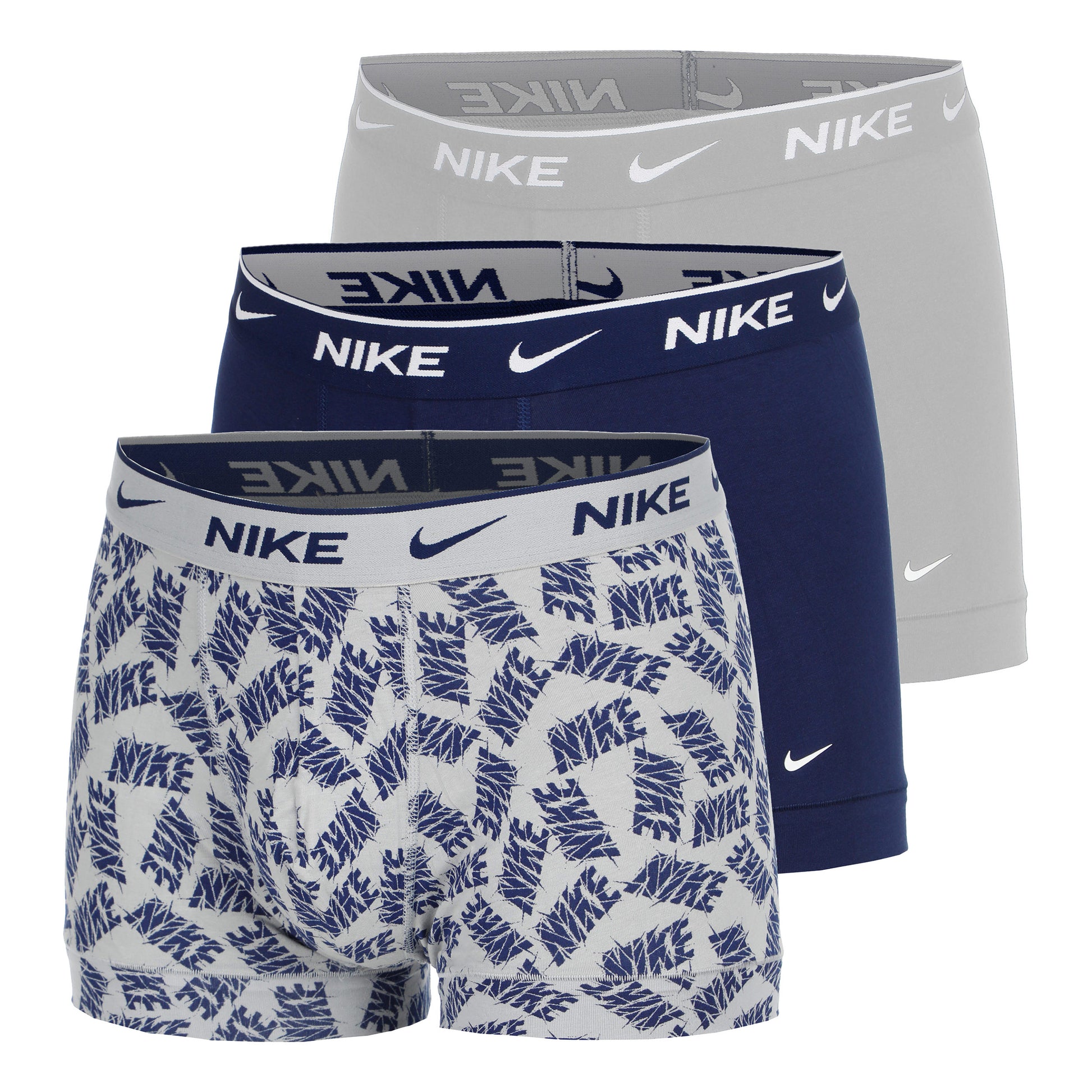 Nike Everyday Cotton Stretch Boxer Short Herren-Grau,Mehrfarbig