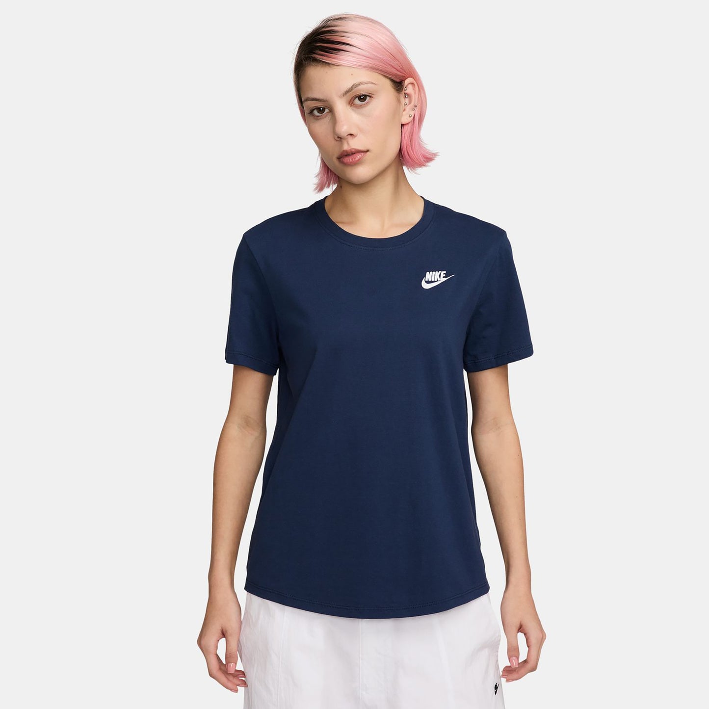 Nike Club T-Shirt Damen-Dunkelblau