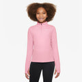 Dri-Fit Half-Zip Longsleeve Mädchen-Rosa