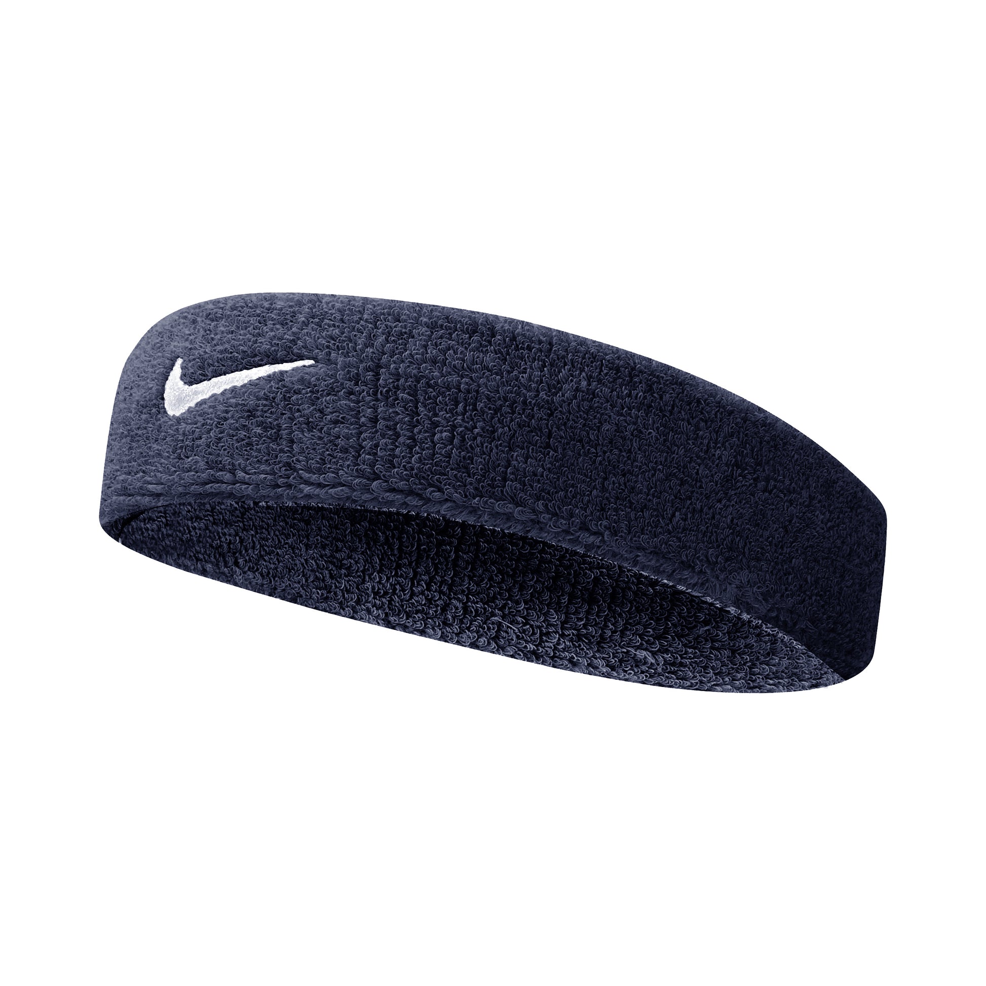 Nike Swoosh Classic Haarband Unisex - dunkelblau, weiß