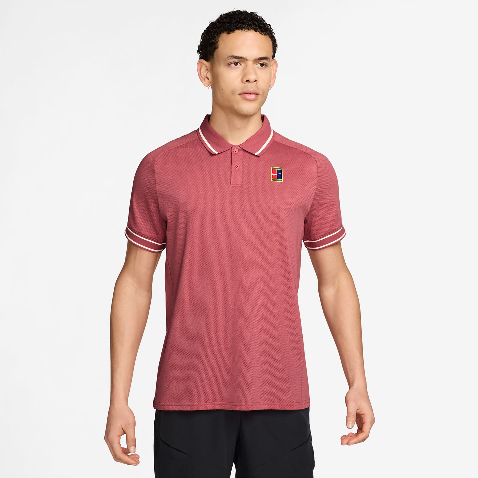 Nike Court Heritage Polo Herren-rot