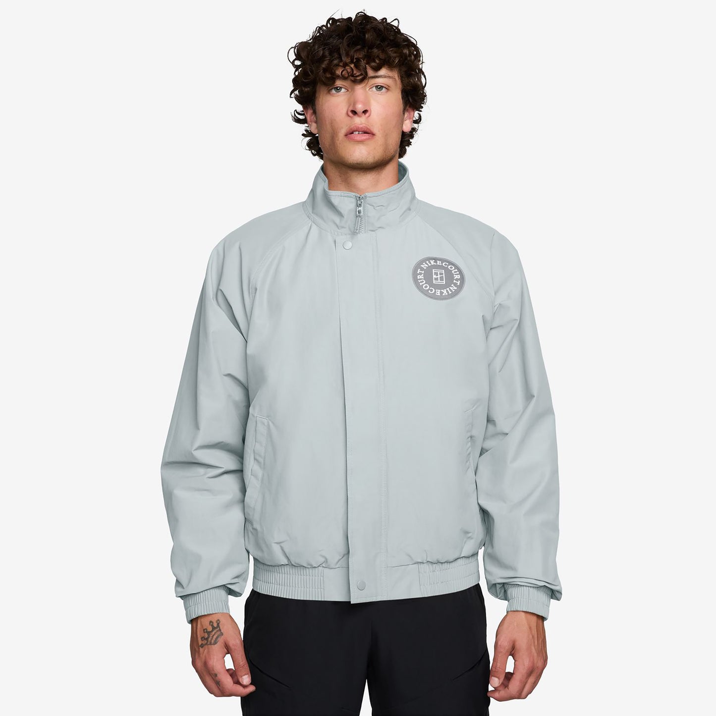 Nike Court Heritage Outdoor-Jacke Herren - blaugrau