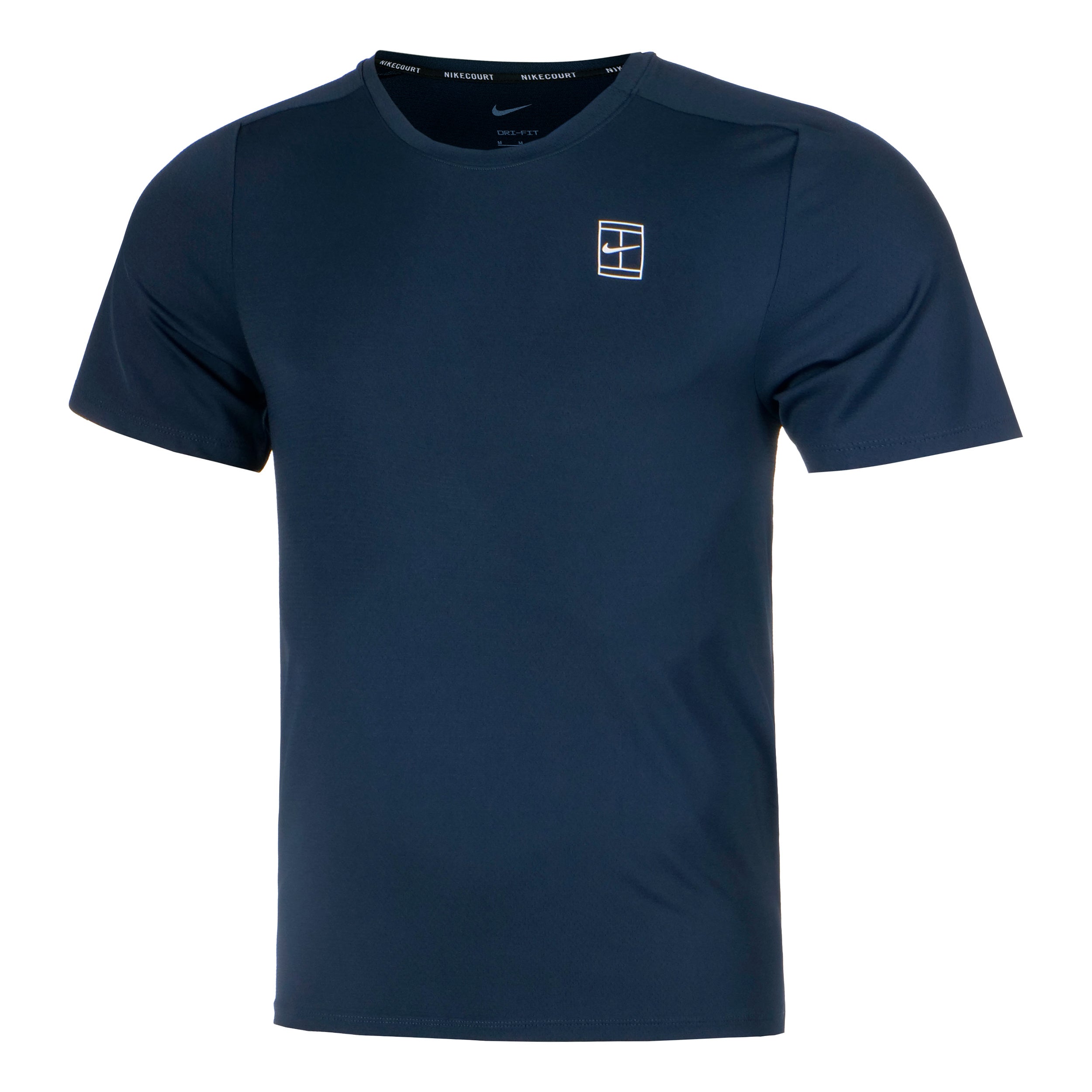Nike Court Dri-Fit Advantage T-Shirt Herren-Dunkelblau,Weiß