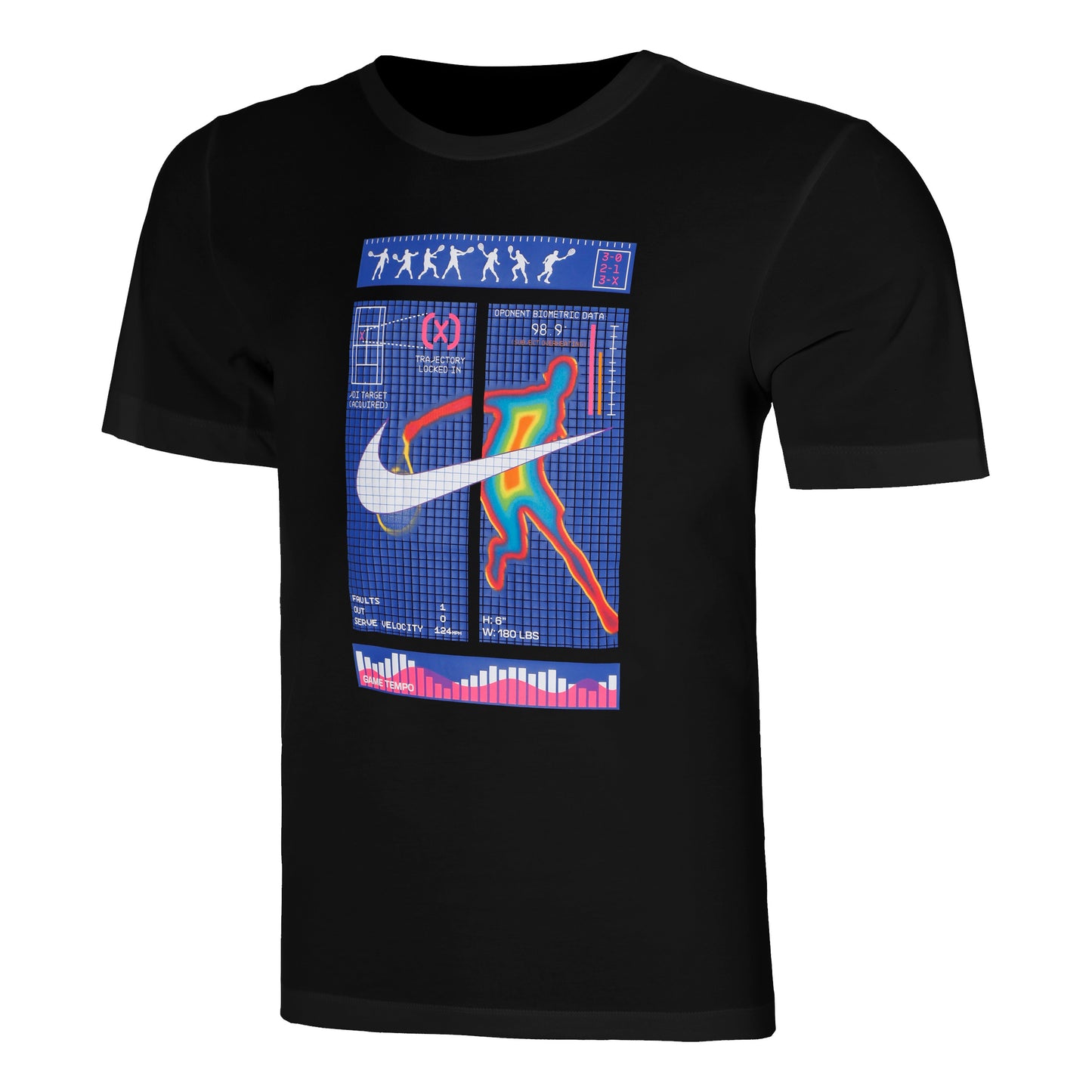 Nike Court Dri-Fit Tee Original Content T-Shirt Herren - schwarz,