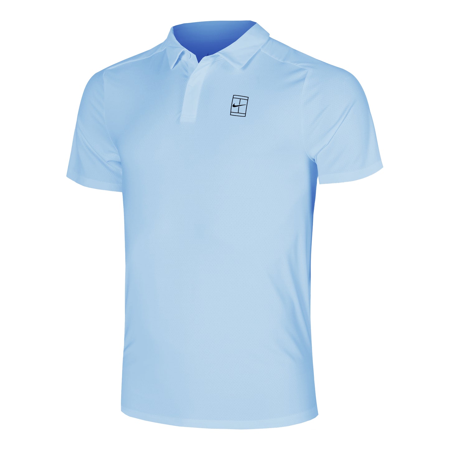 Nike Court Dri-FIT Advantage Polo Herren - hellblau,