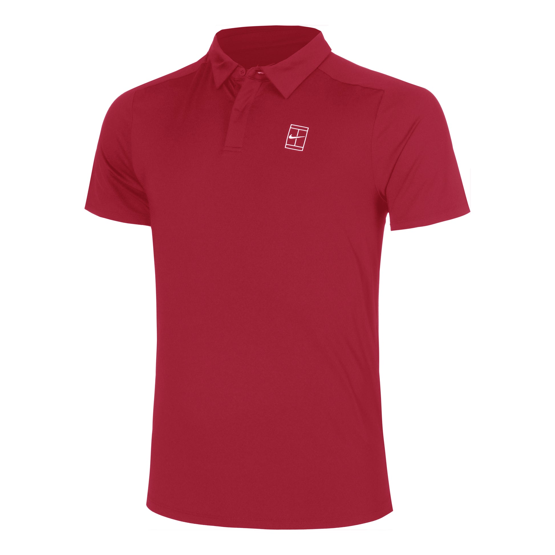 Nike Court Dri-FIT Advantage Polo Herren - rot, rot