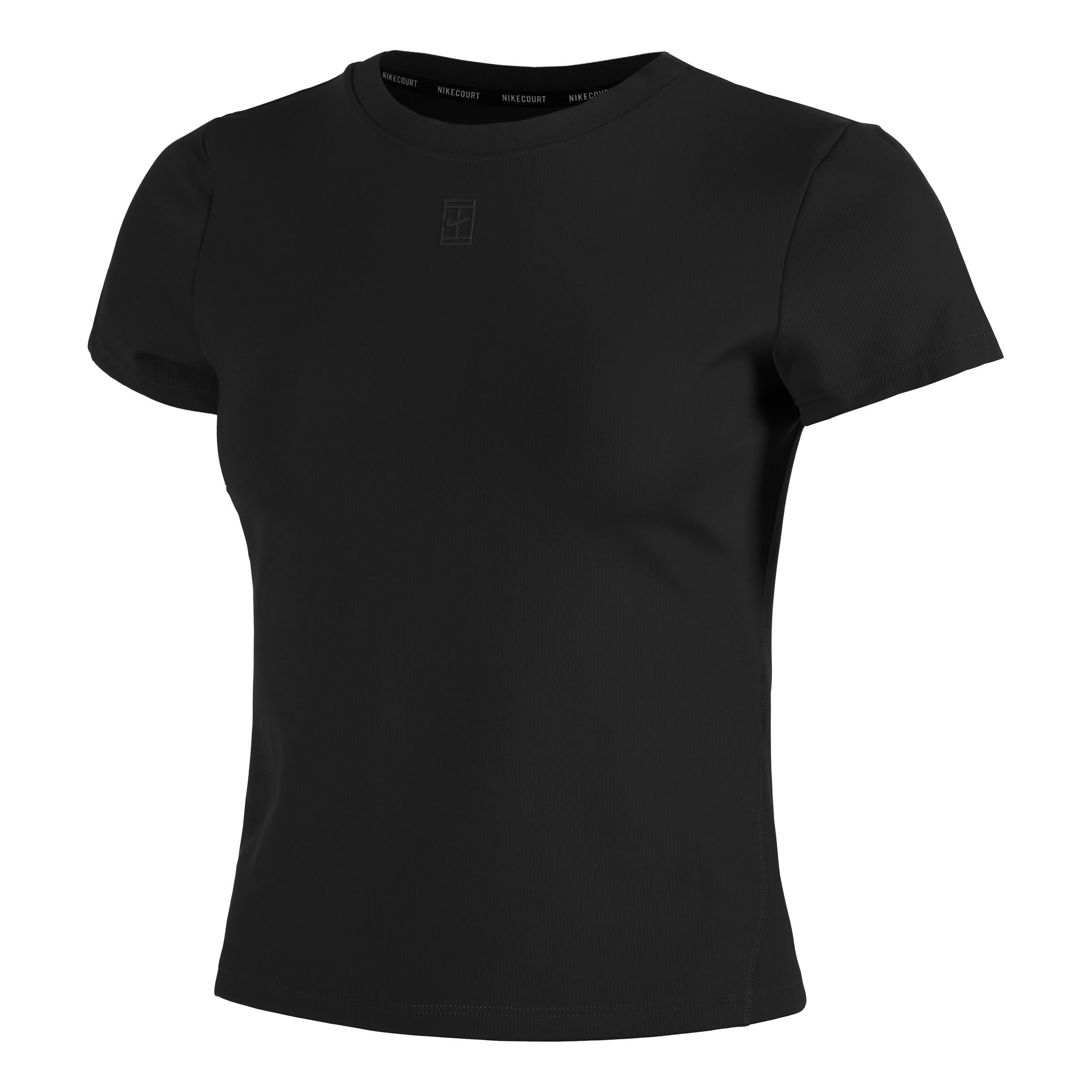 Nike Court Dri-Fit Advantage T-Shirt Damen-Schwarz,Schwarz